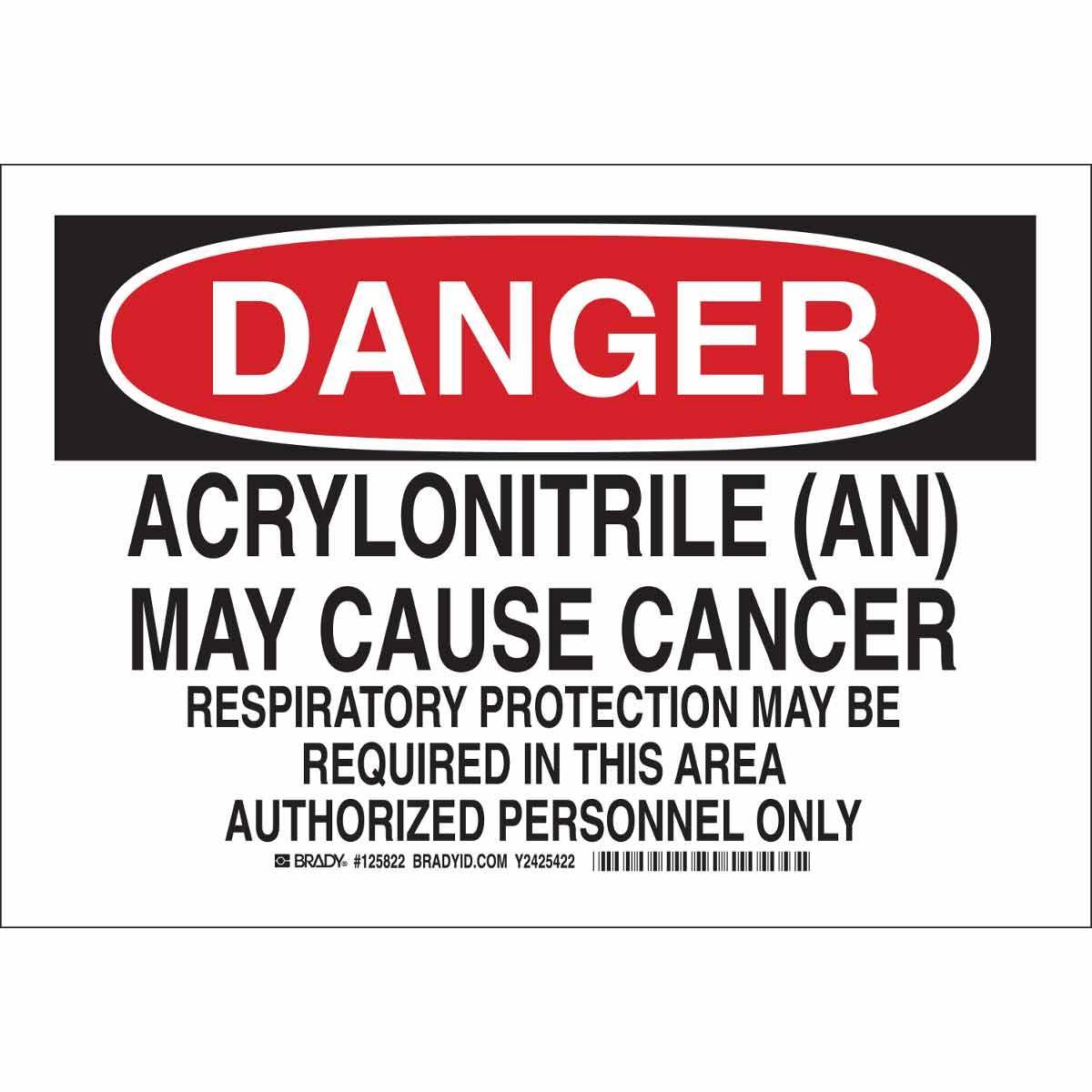 Brady® 125825 Chemical & Hazardous Material Signs