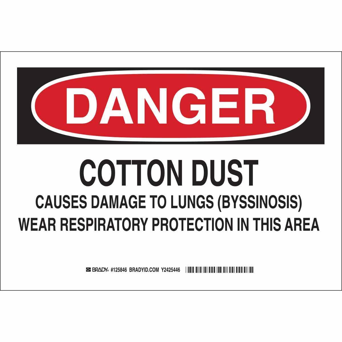 Brady® 125847 Chemical & Hazardous Material Signs