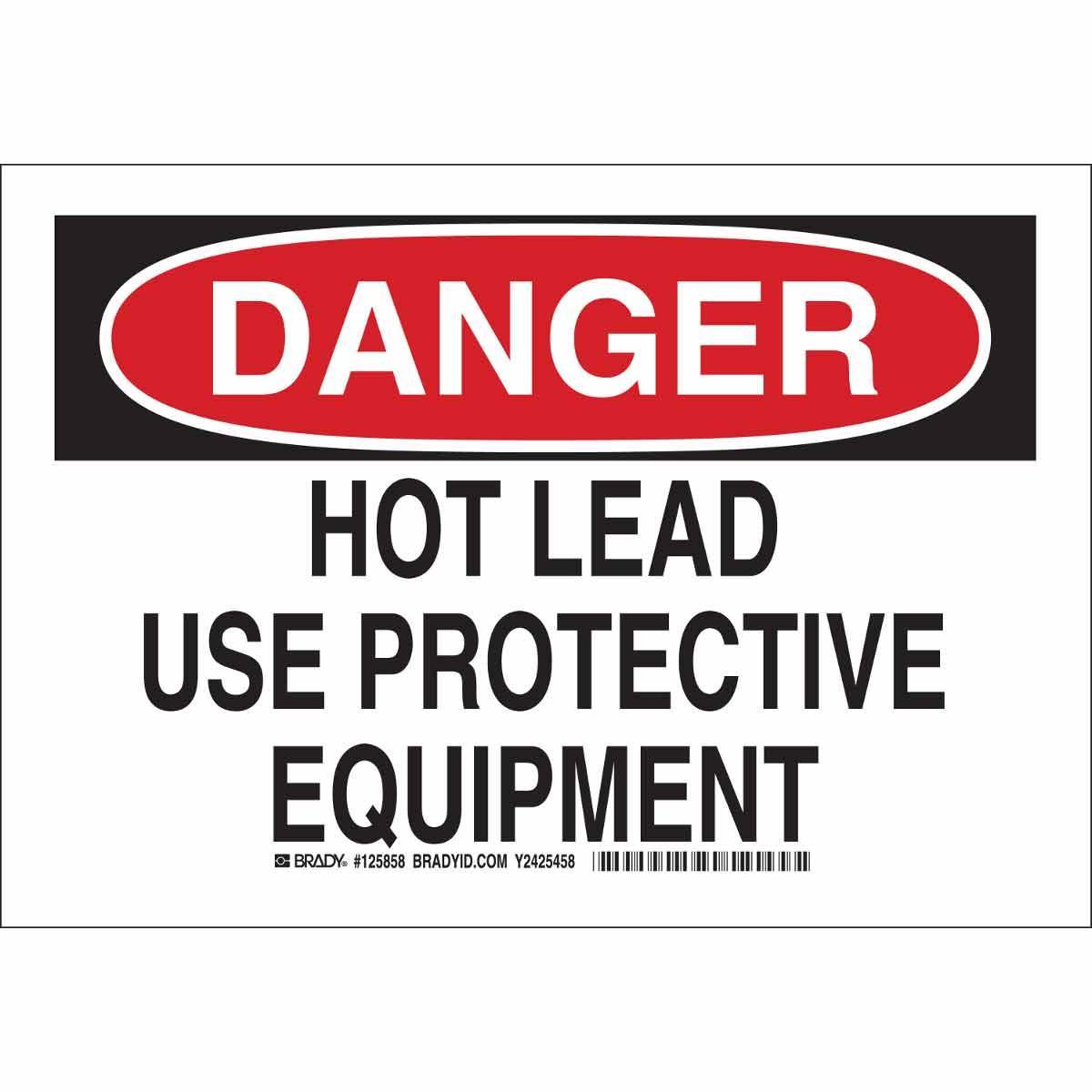 Brady® 125860 Chemical & Hazardous Material Signs