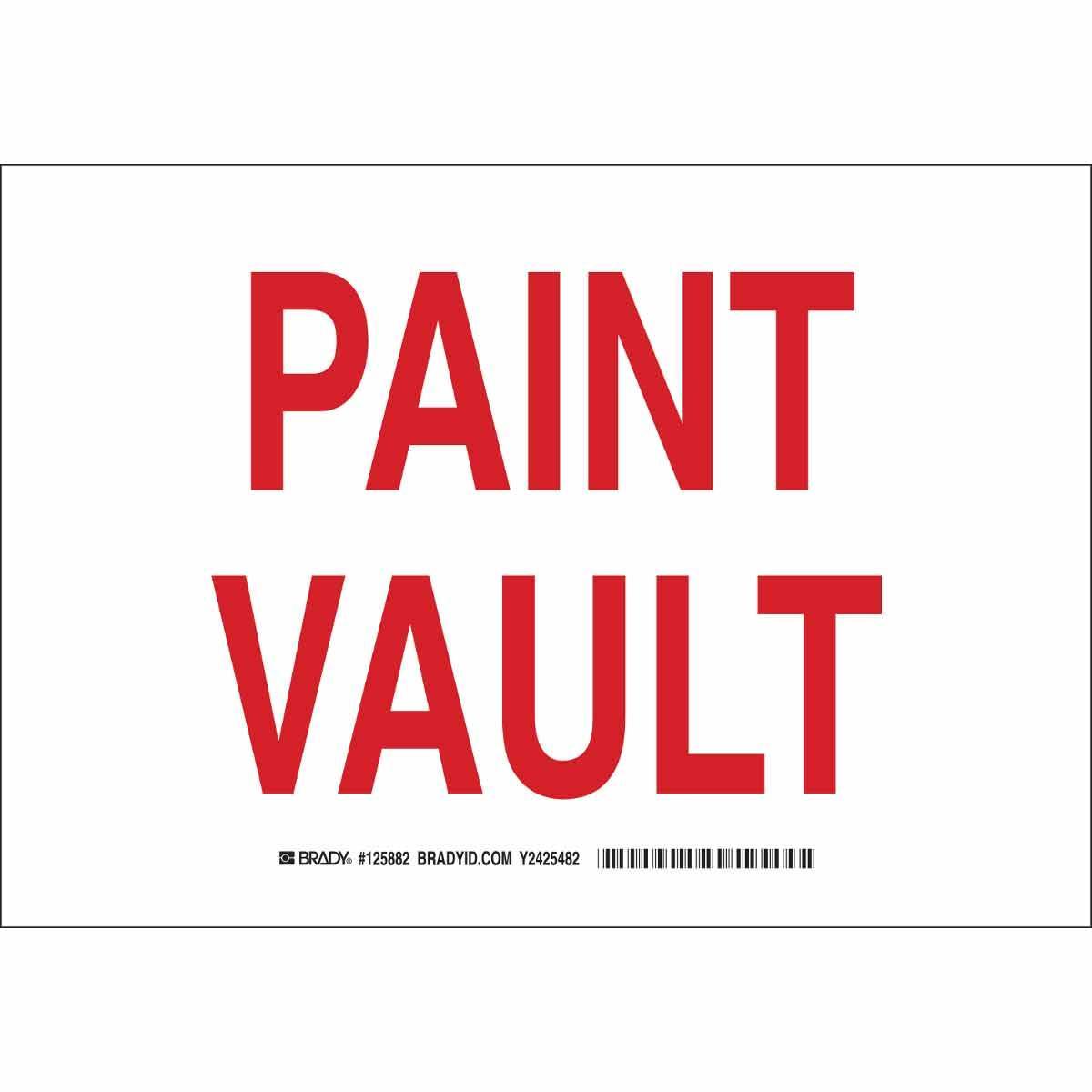 Brady® 125884 Chemical & Hazardous Material Signs