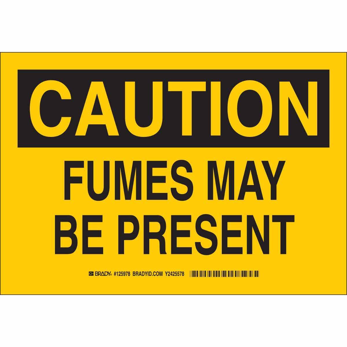 Brady® 125978 Chemical & Hazardous Material Signs