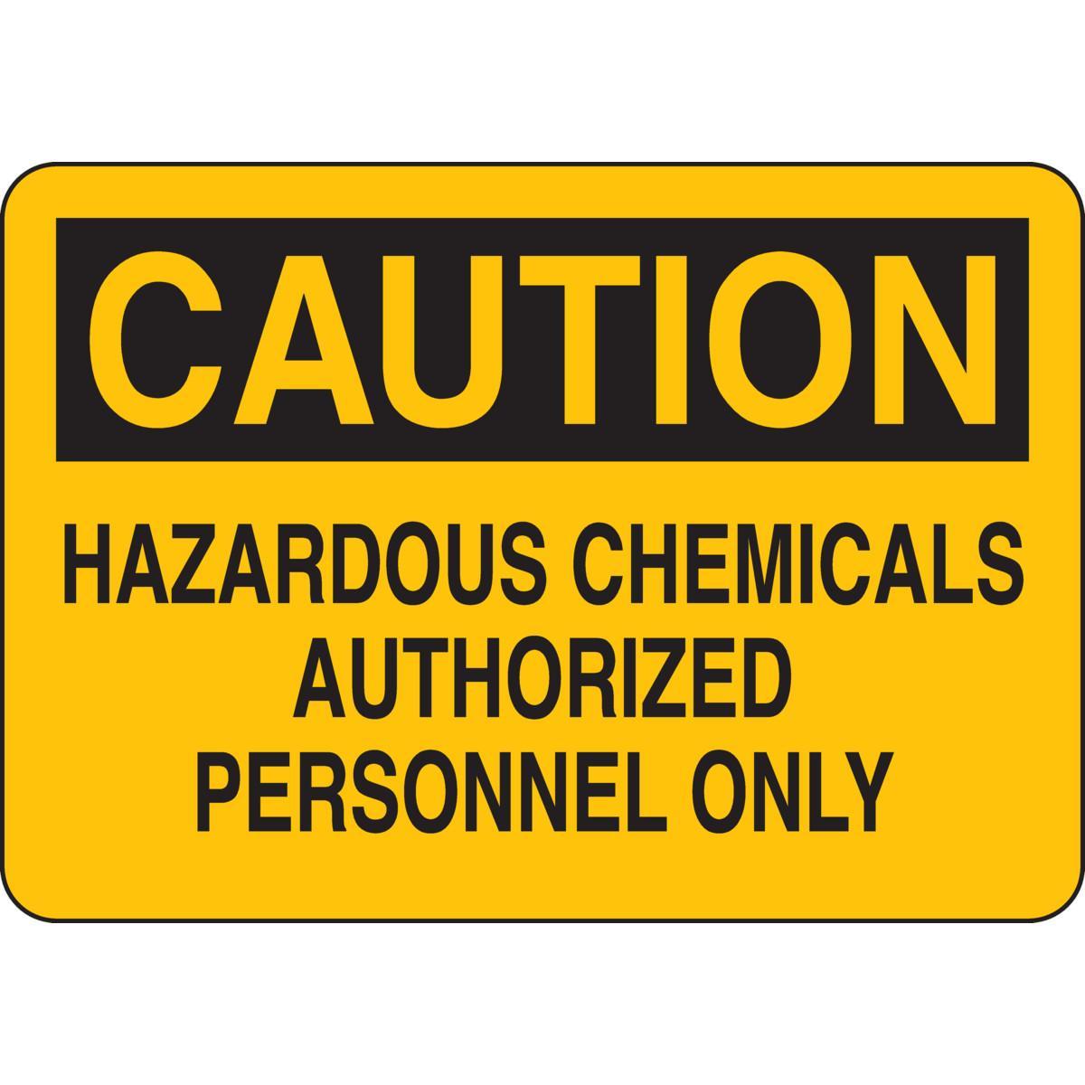 Brady® 126007 Chemical & Hazardous Material Signs