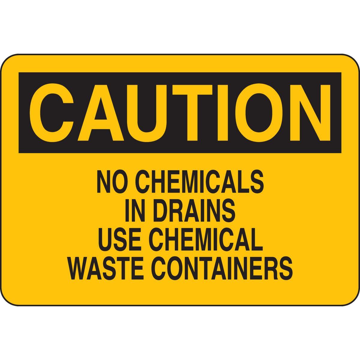 Brady® 126030 Chemical & Hazardous Material Signs