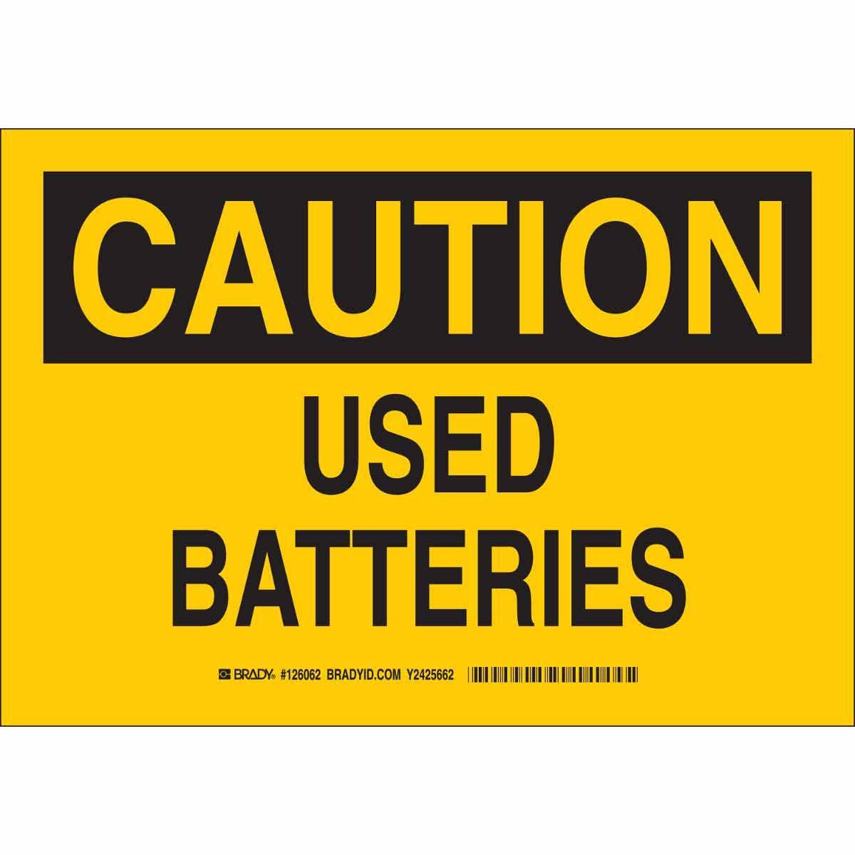 Brady® 126065 Chemical & Hazardous Material Signs