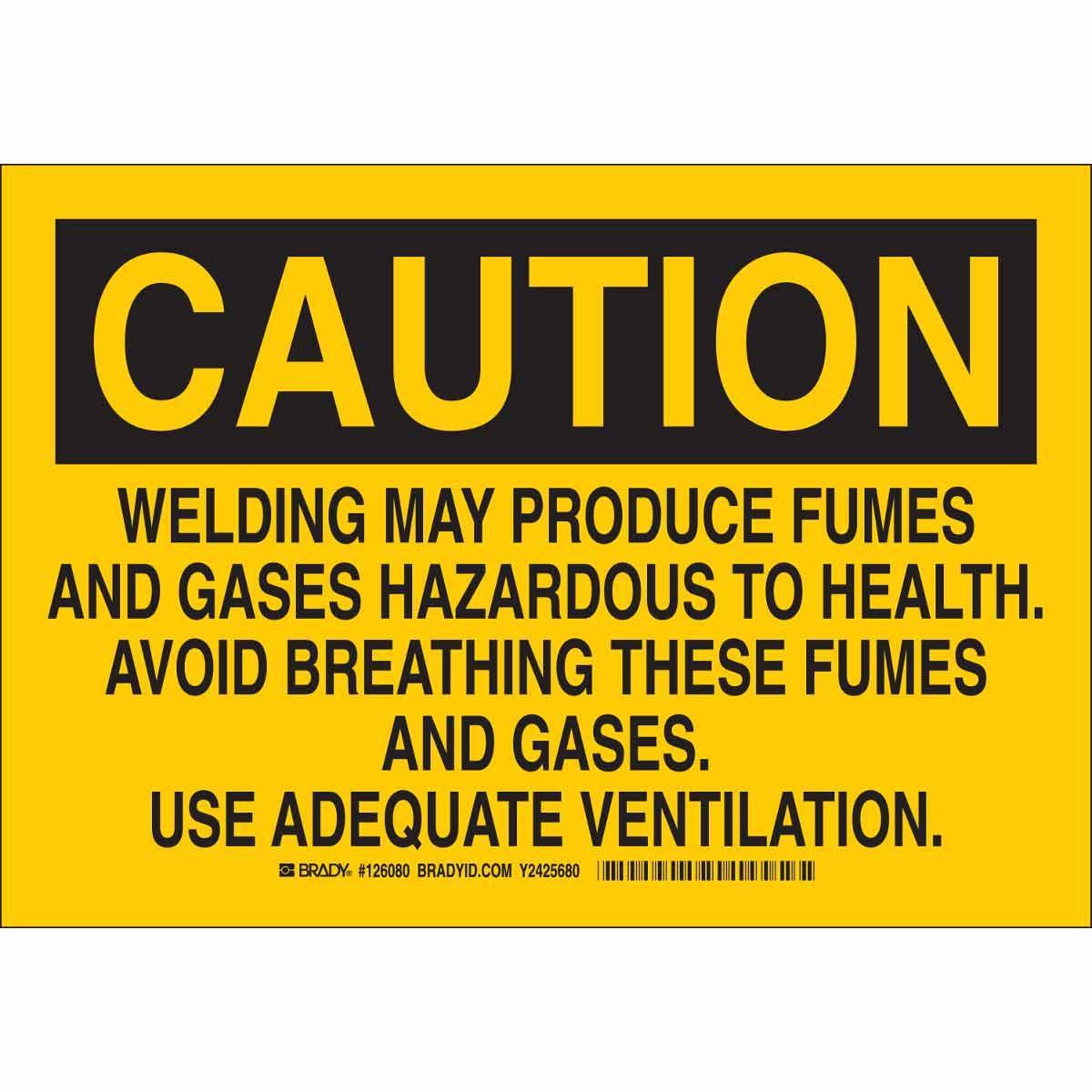 Brady® 126081 Chemical & Hazardous Material Signs