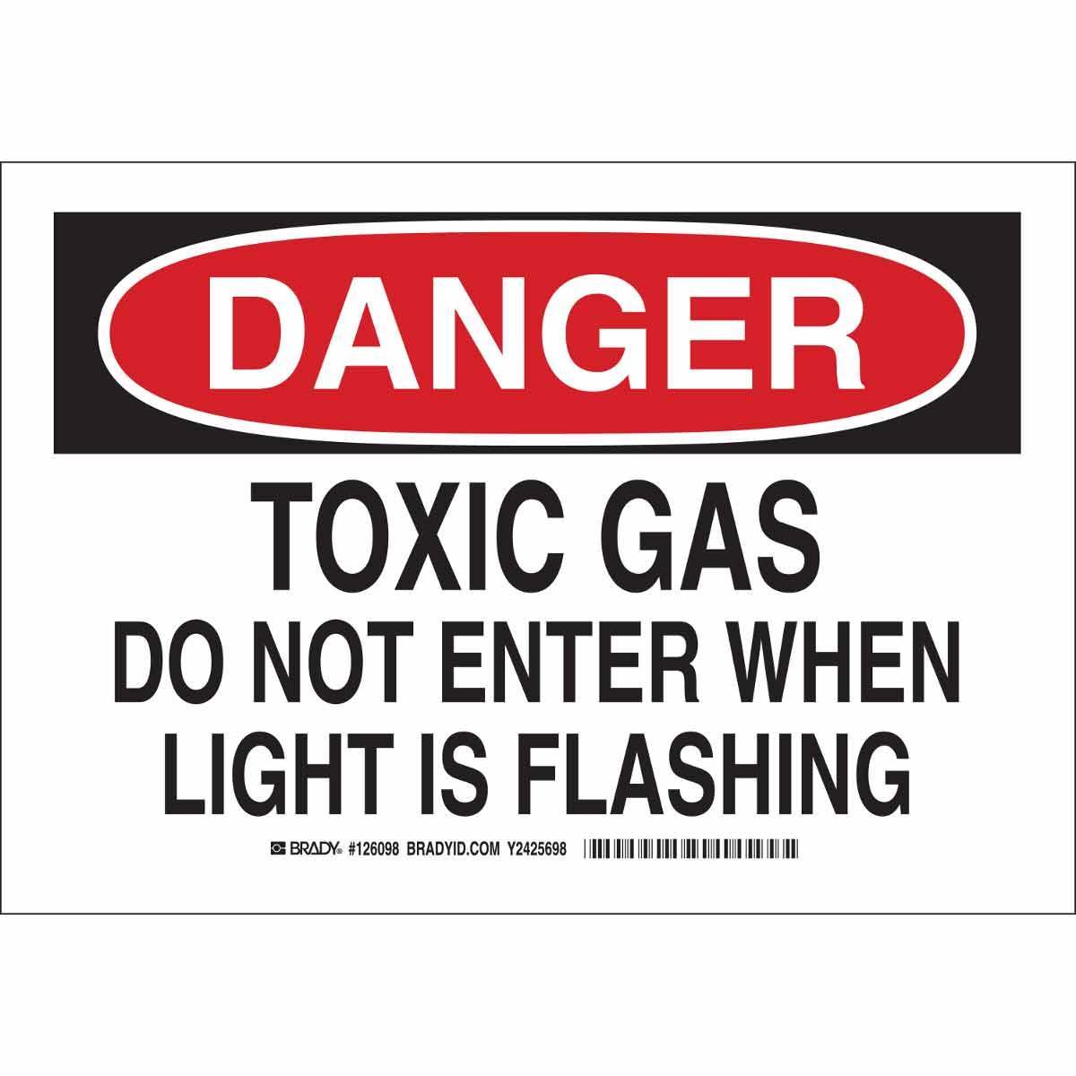 Brady® 126099 Chemical & Hazardous Material Signs