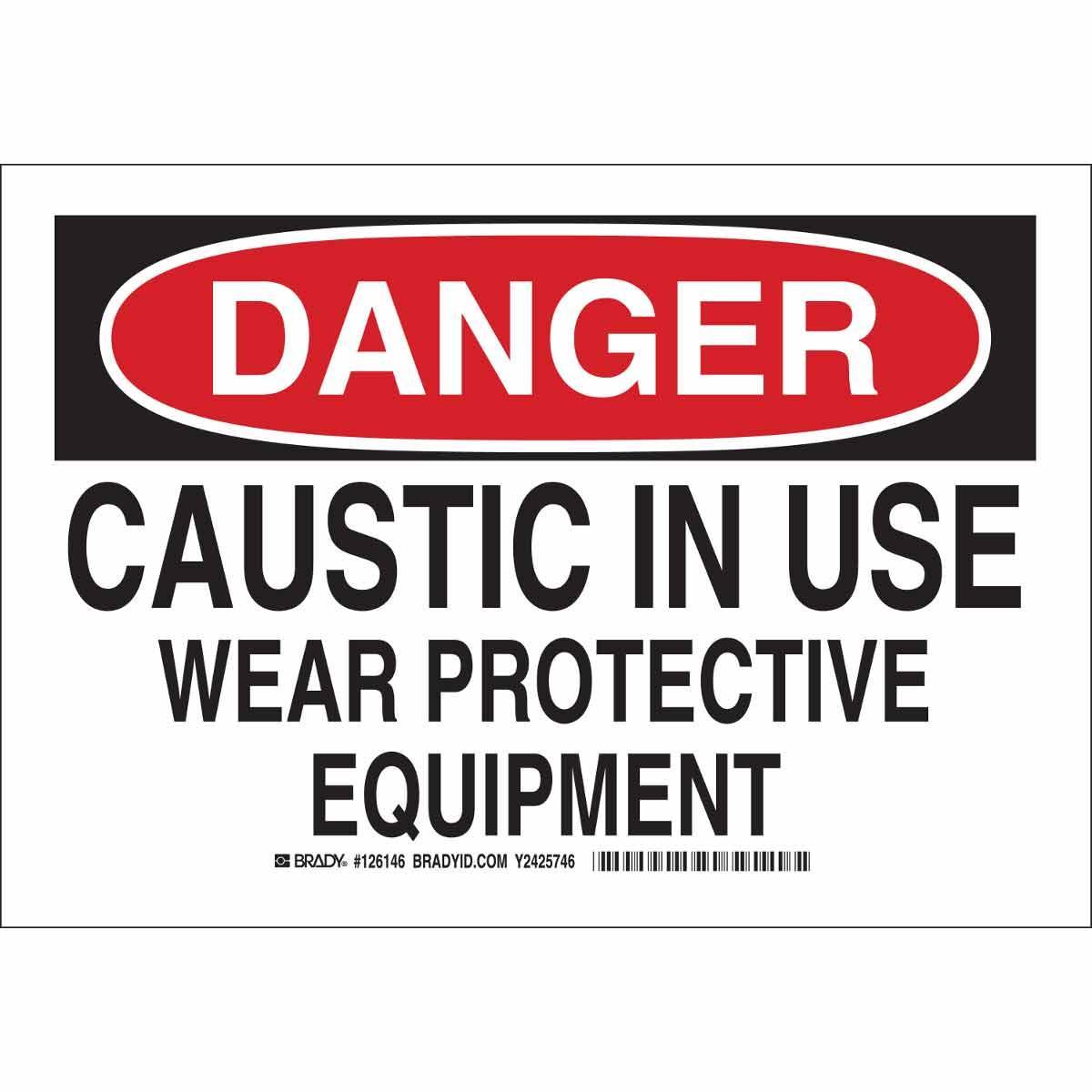 Brady® 126148 Chemical & Hazardous Material Signs