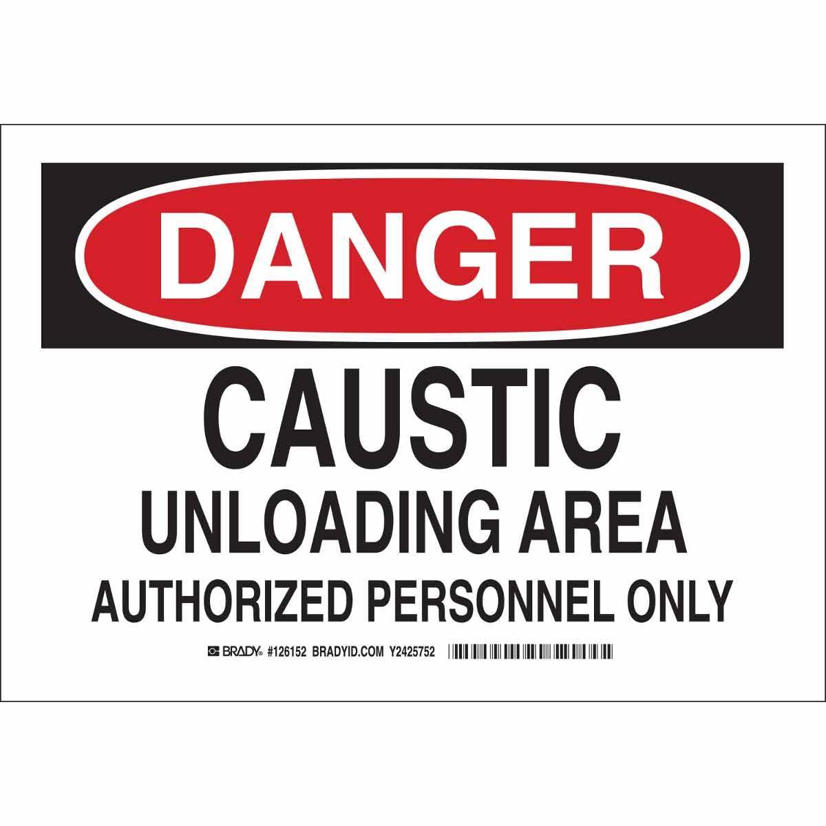 Brady® 126153 Access & Security Signs