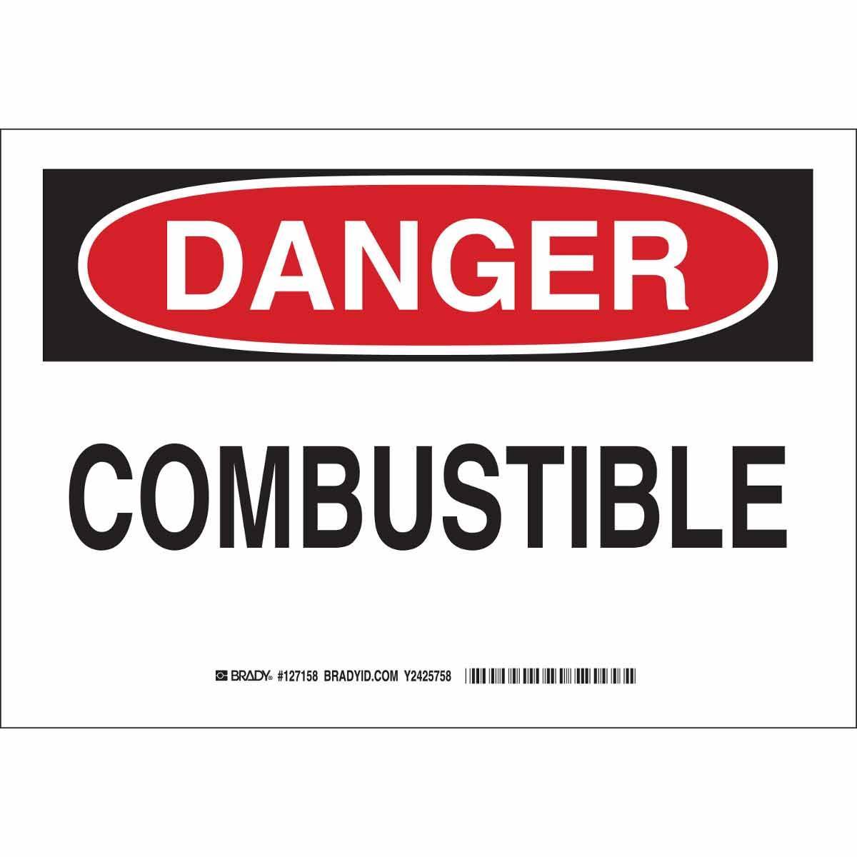 Brady® 126159 Chemical & Hazardous Material Signs