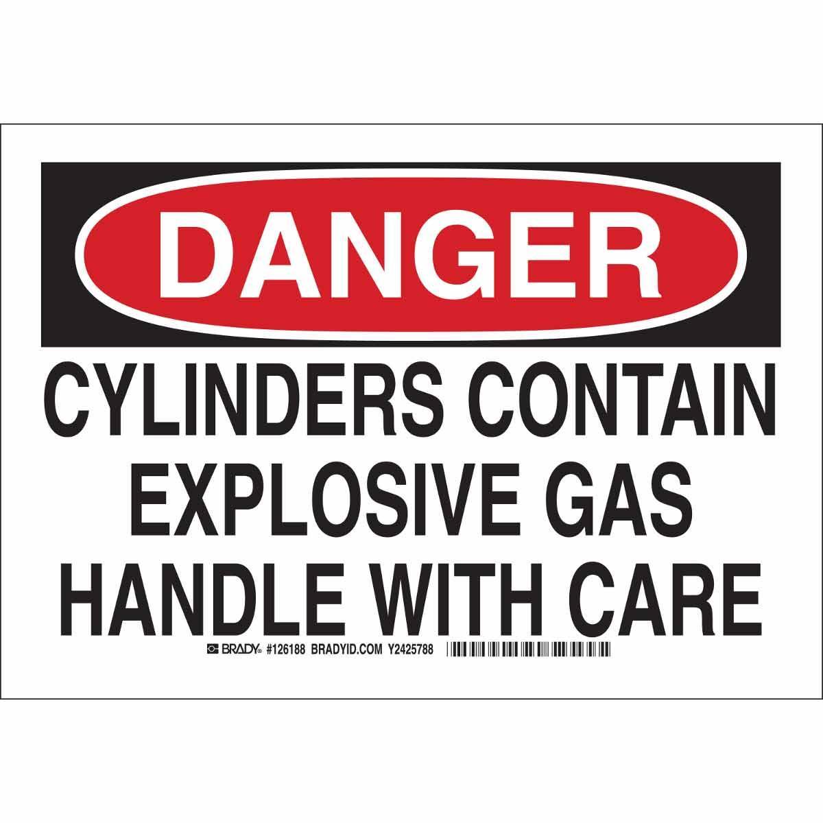 Brady® 126187 Chemical & Hazardous Material Signs