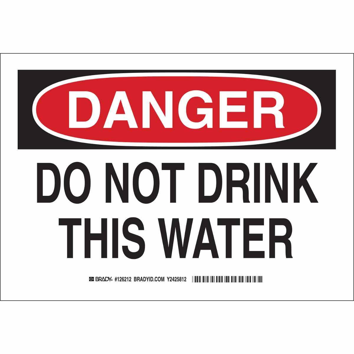 Brady® 126215 Chemical & Hazardous Material Signs