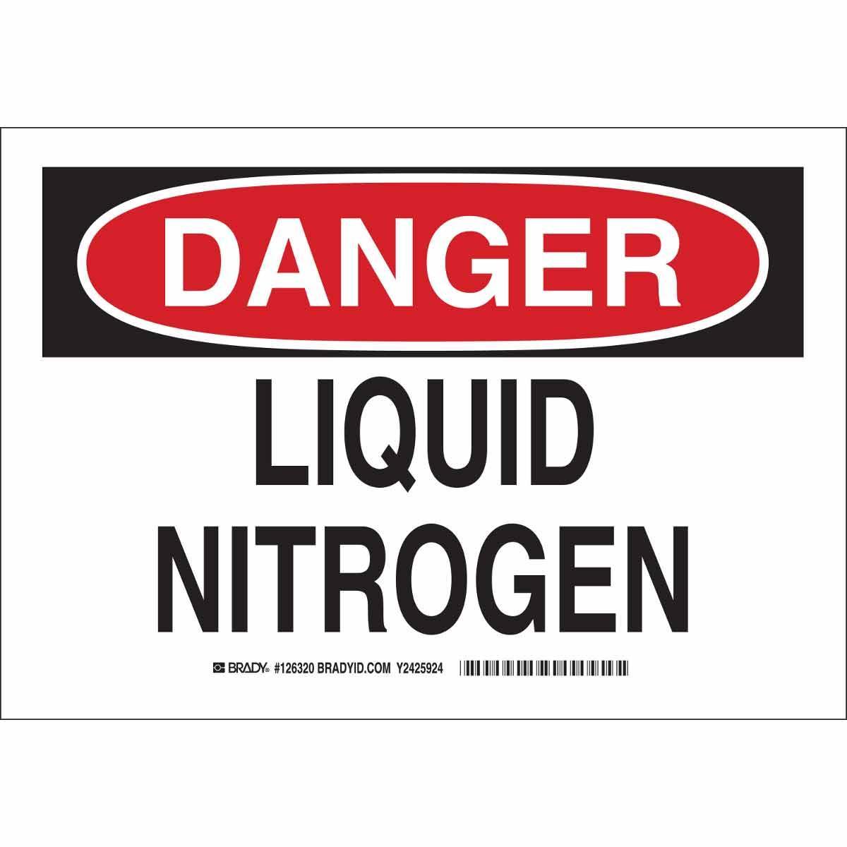 Brady® 126320 Chemical & Hazardous Material Signs