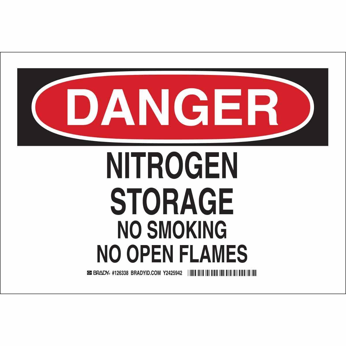 Brady® 126340 Chemical & Hazardous Material Signs
