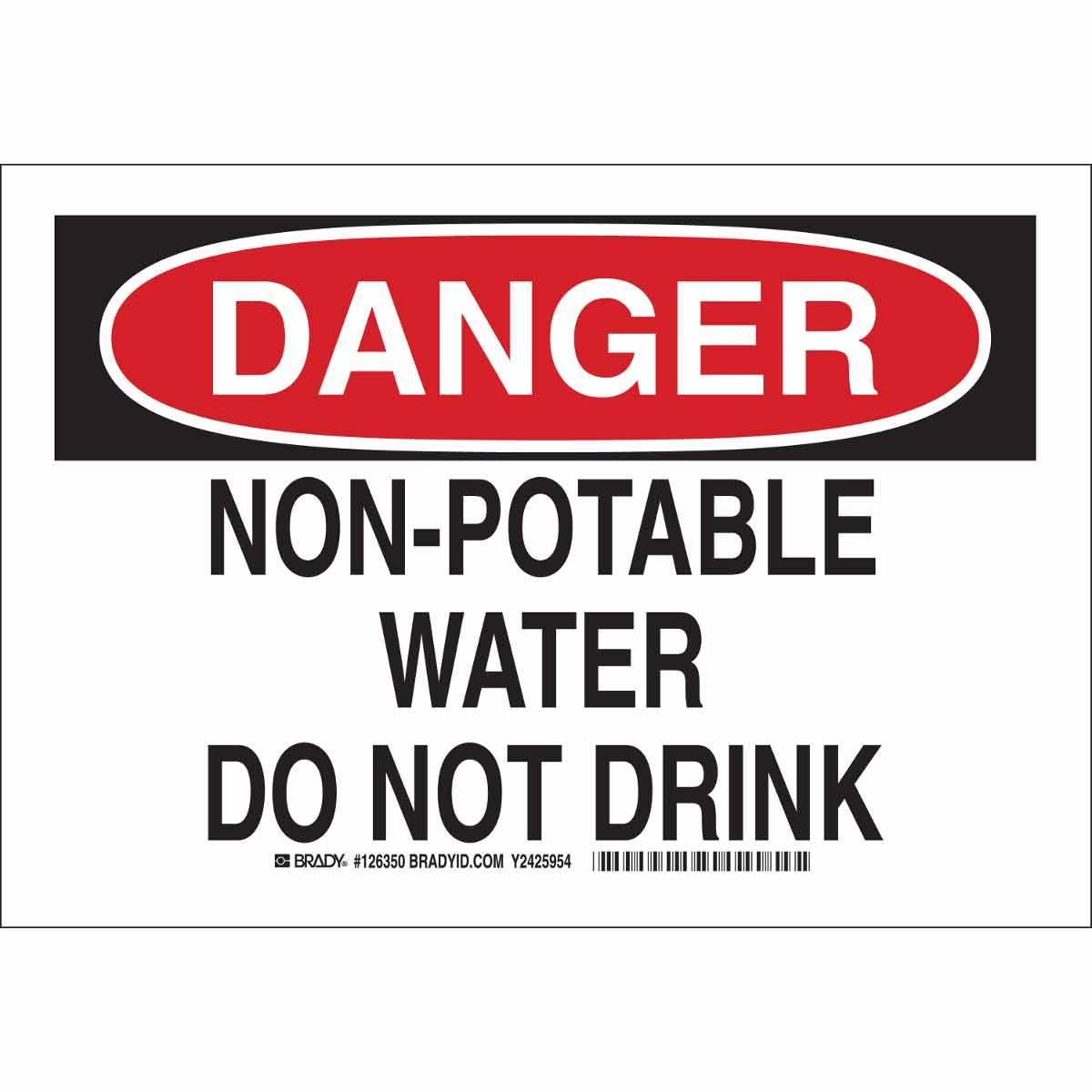 Brady® 126353 Chemical & Hazardous Material Signs