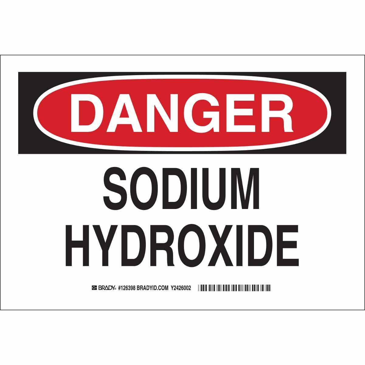 Brady® 126397 Chemical & Hazardous Material Signs