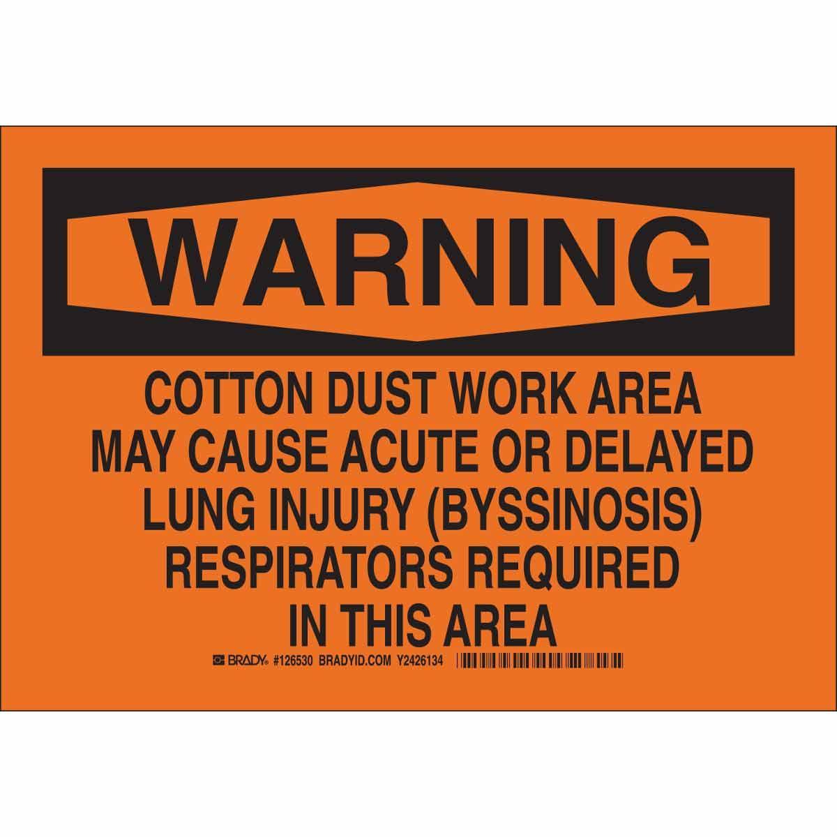 Brady® 126528 Chemical & Hazardous Material Signs