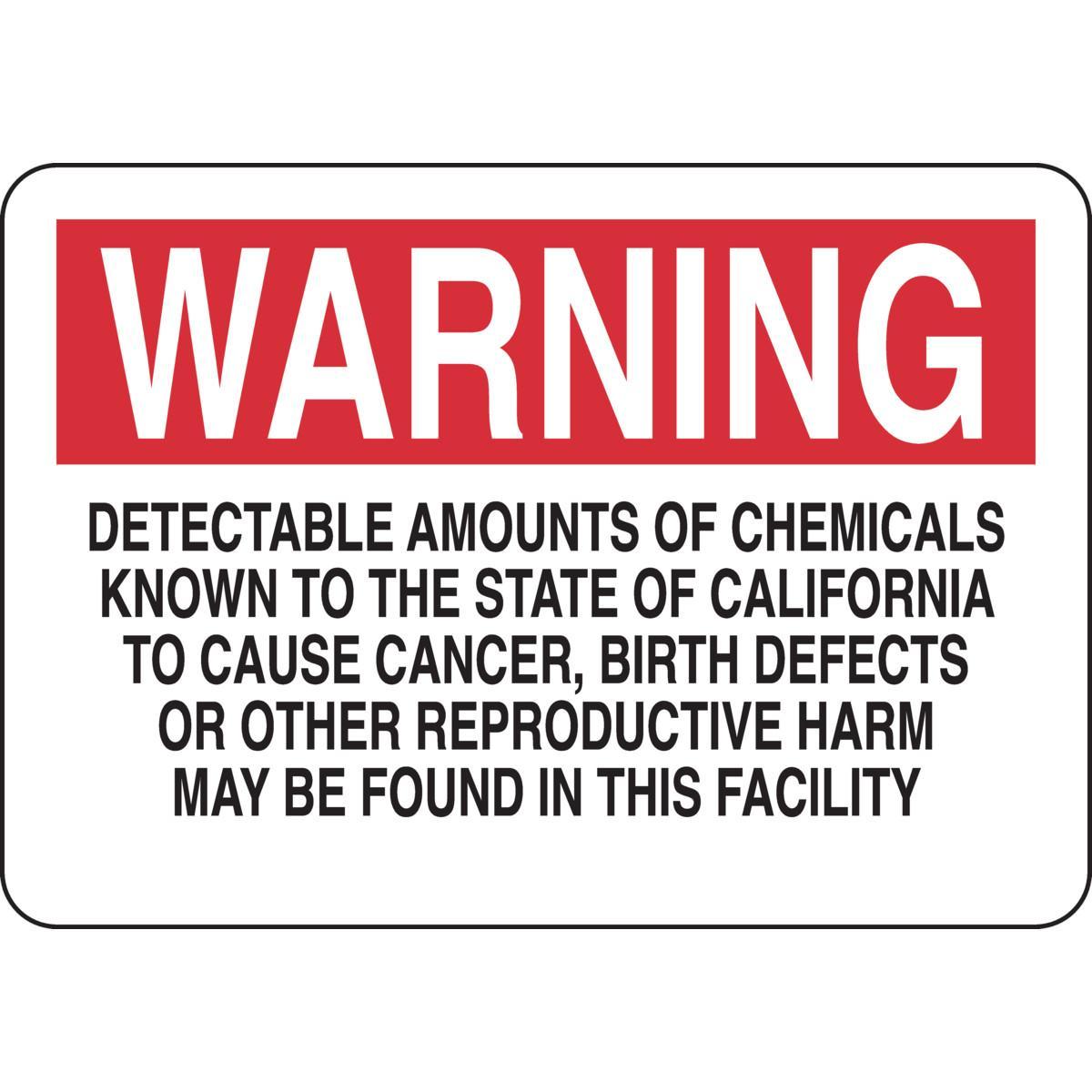 Brady® 126537 Chemical & Hazardous Material Signs