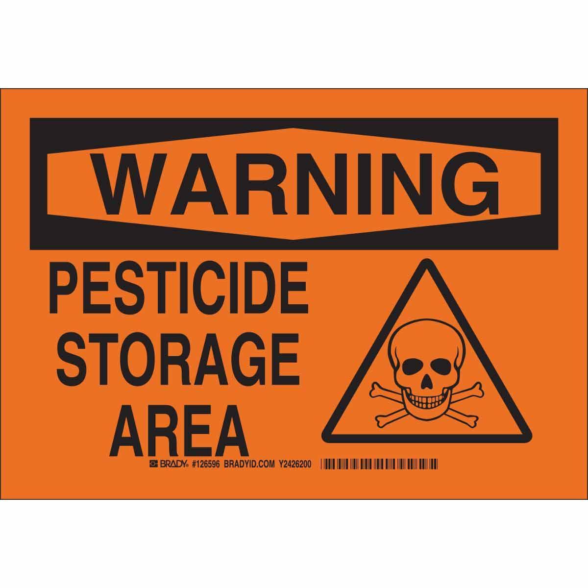 Brady® 126599 Chemical & Hazardous Material Signs