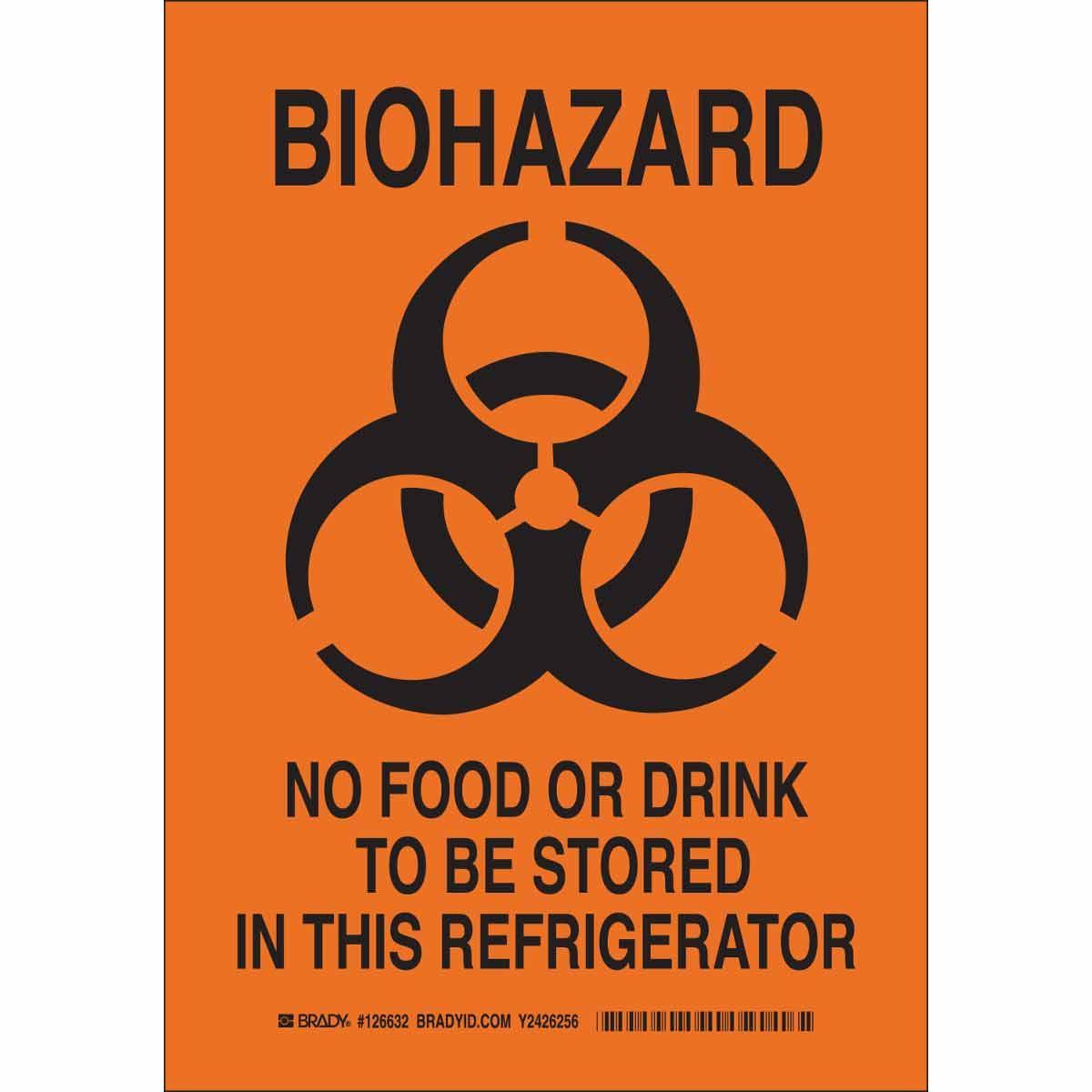 Brady® 126633 Chemical & Hazardous Material Signs