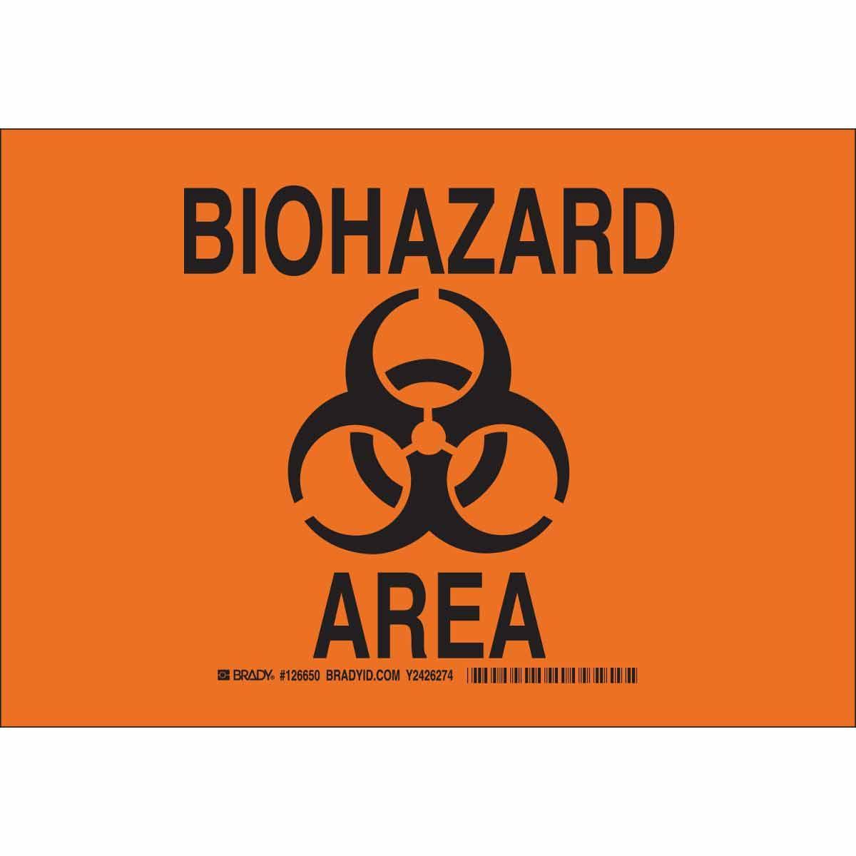 Brady® 126652 Chemical & Hazardous Material Signs