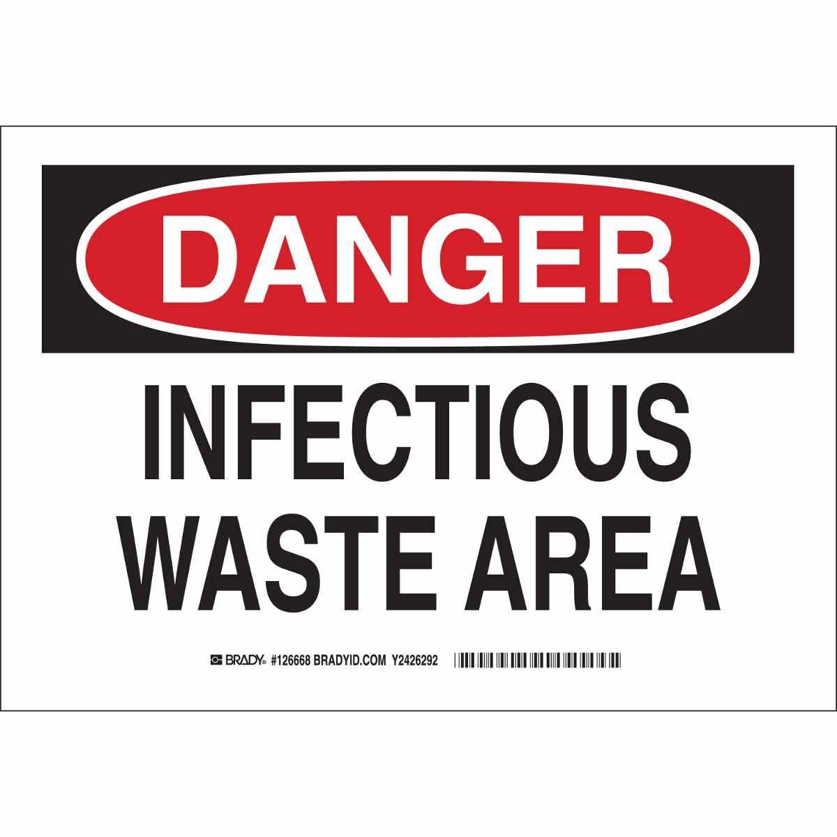 Brady® 126666 Chemical & Hazardous Material Signs