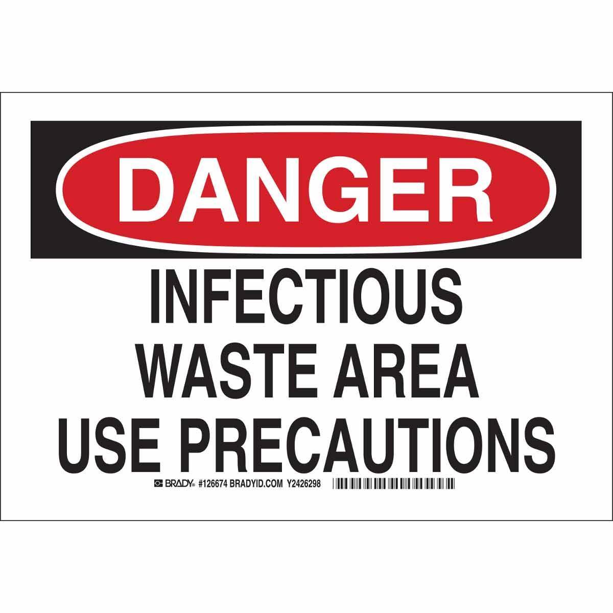 Brady® 126673 Chemical & Hazardous Material Signs