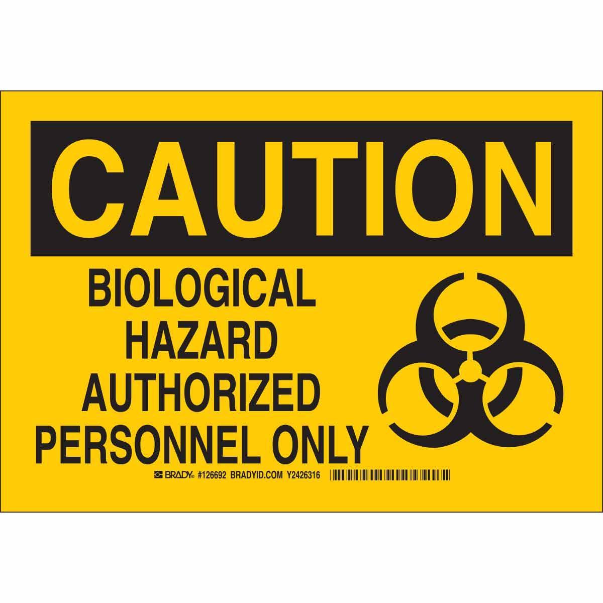 Brady® 126695 Chemical & Hazardous Material Signs