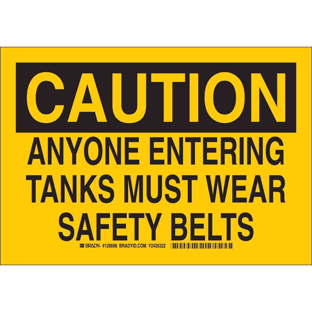 Brady® 126700 Accident Prevention Signs