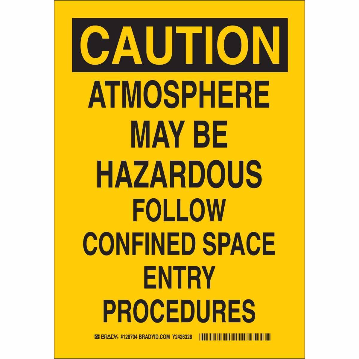 Brady® 126704 Accident Prevention Signs