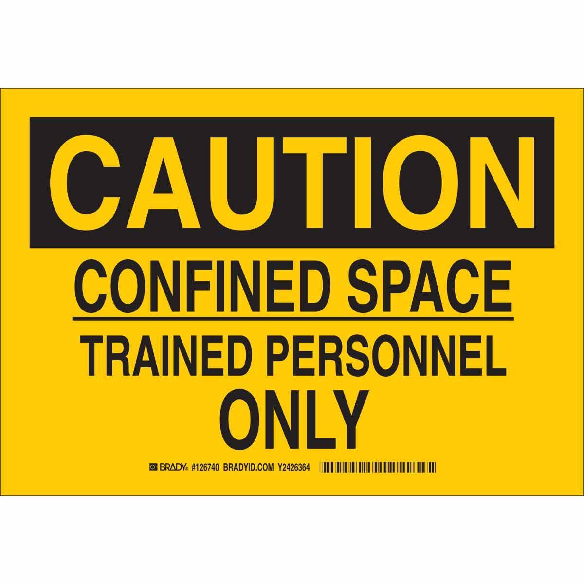 Brady® 126743 Accident Prevention Signs