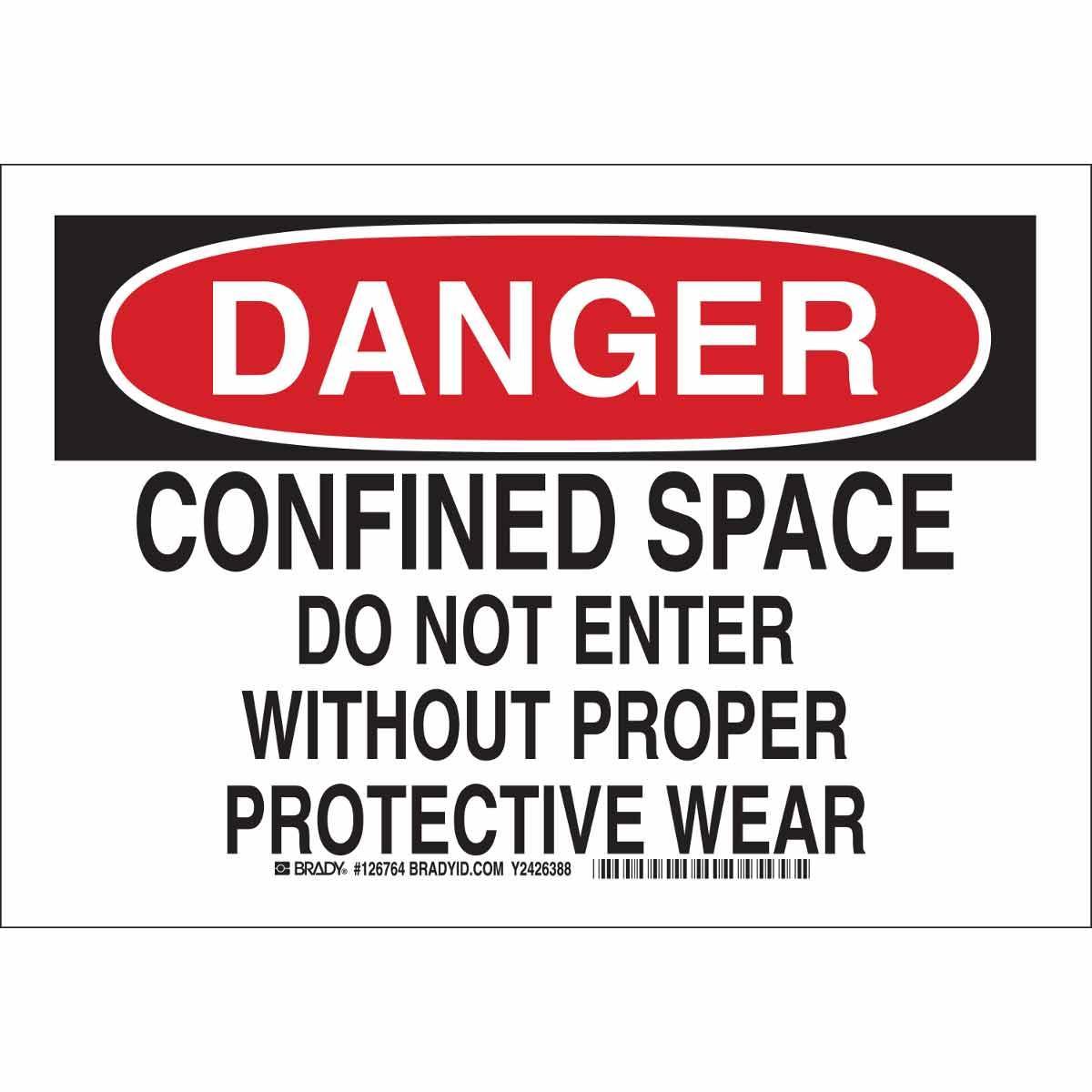 Brady® 126764 Accident Prevention Signs