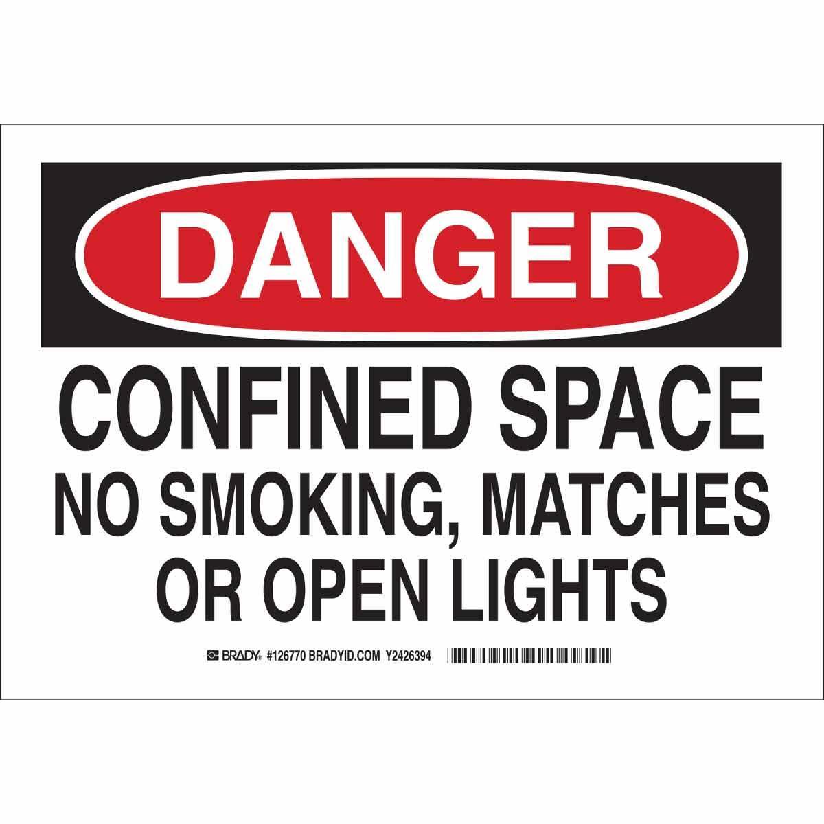 Brady® 126769 Accident Prevention Signs