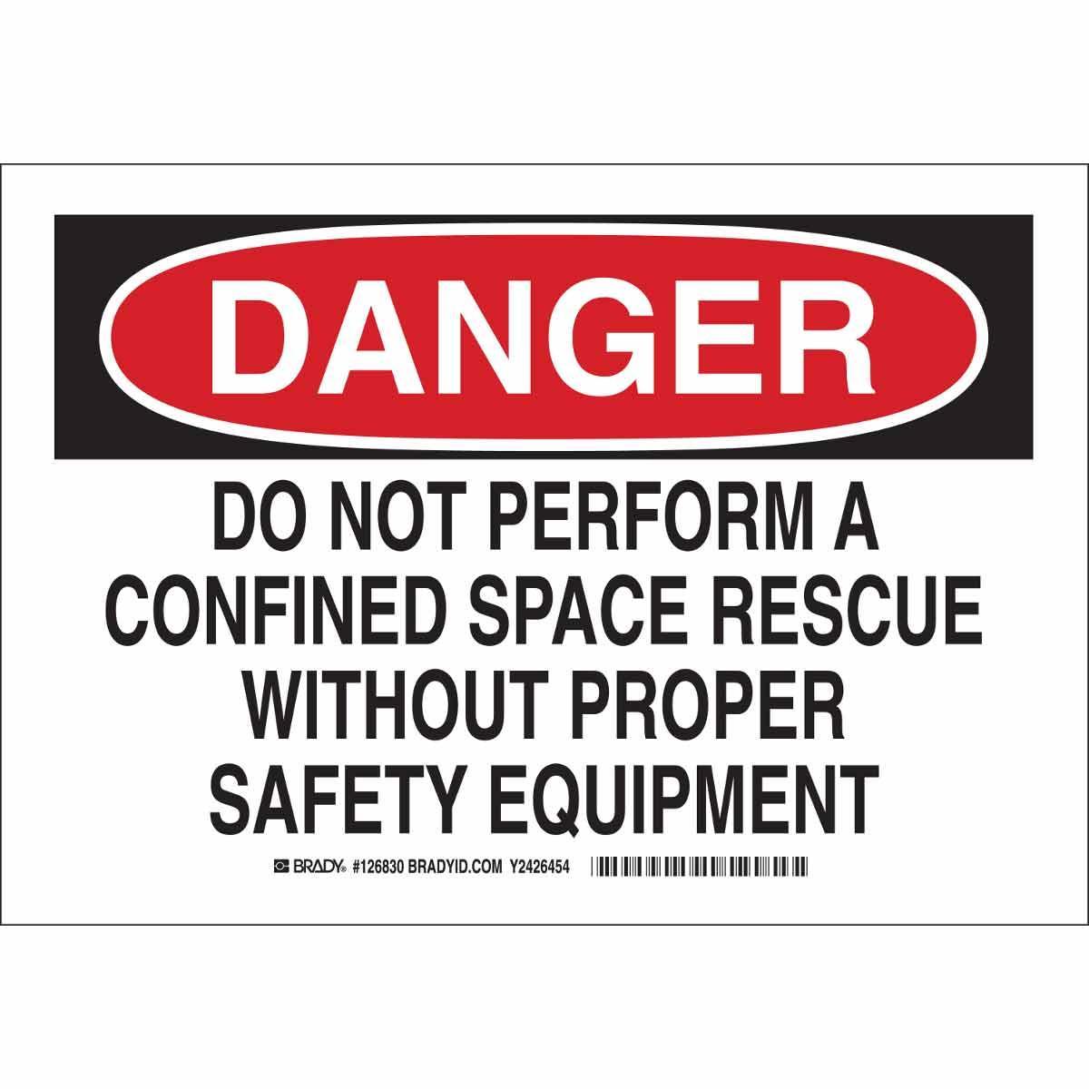 Brady® 126832 Accident Prevention Signs