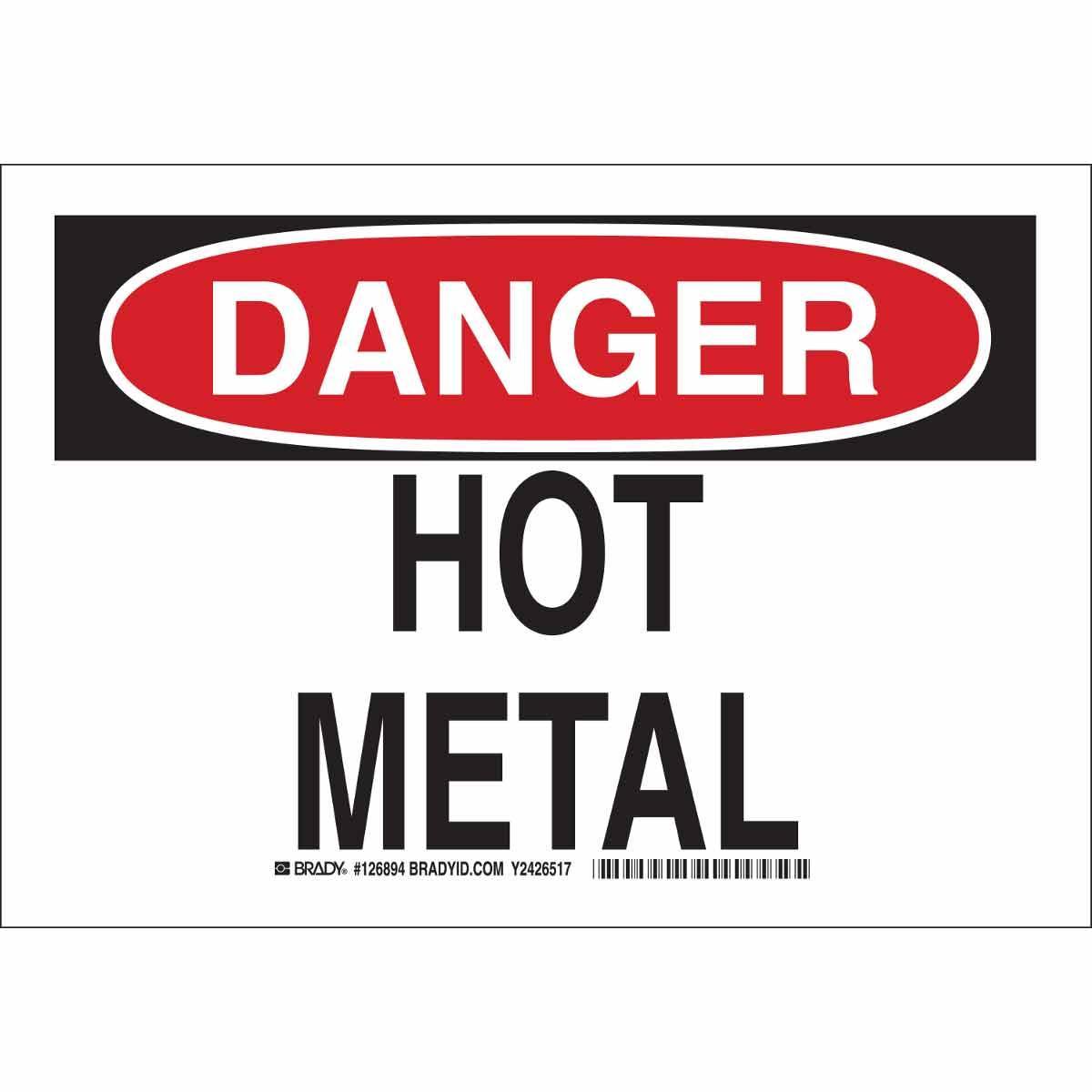 Brady® 126898 Accident Prevention Signs