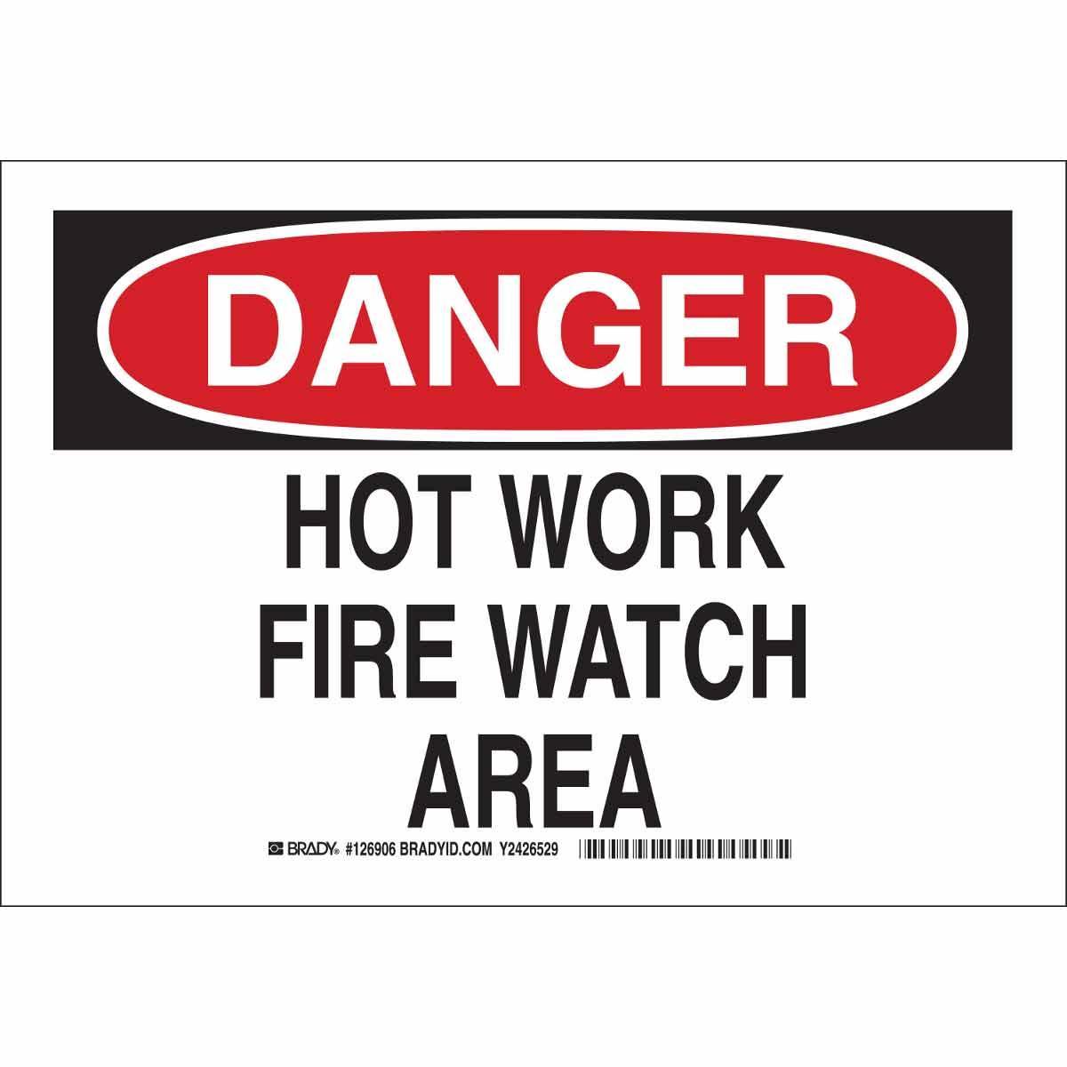 Brady® 126911 Accident Prevention Signs