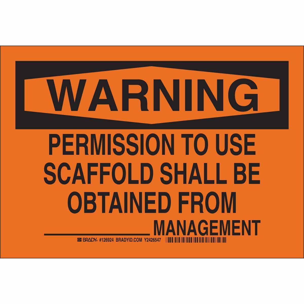 Brady® 126929 Parking & Traffic Signs