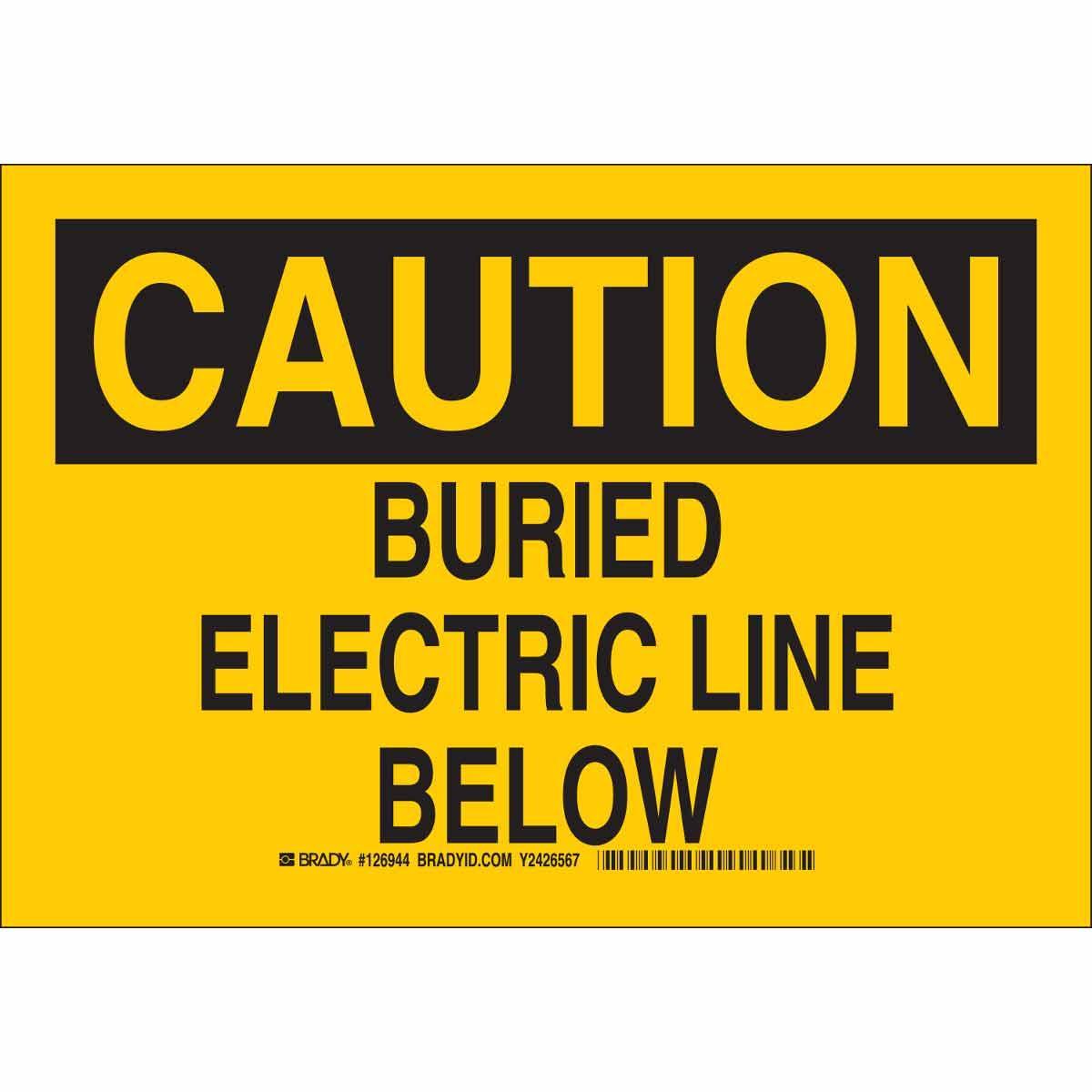 Brady® 126945 Accident Prevention Signs