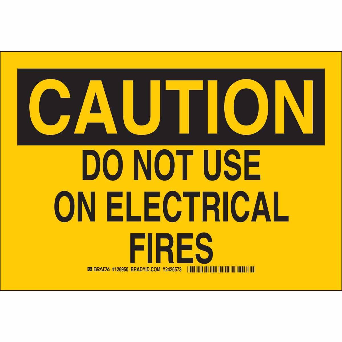 Brady® 126951 Accident Prevention Signs