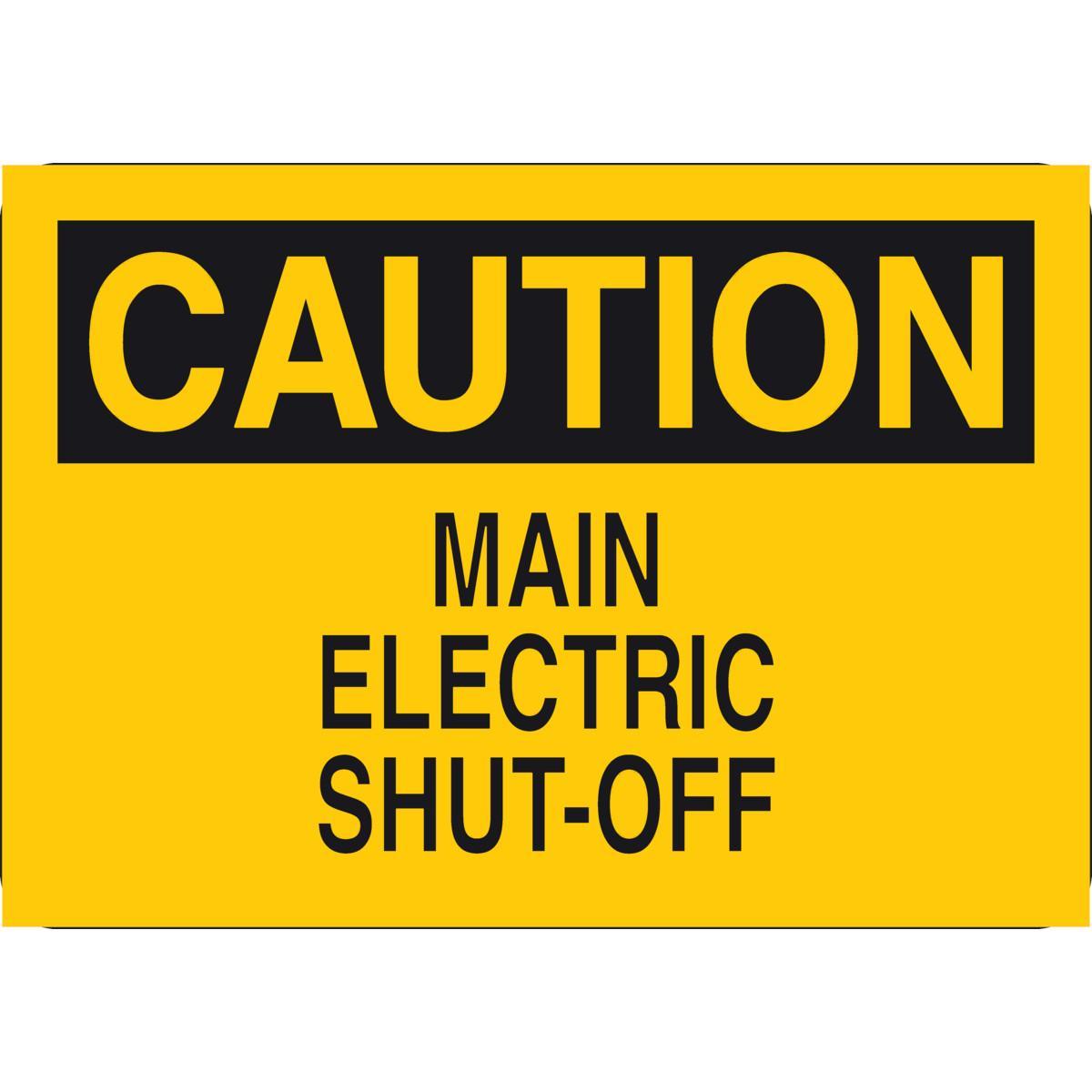 Brady® 126974 Accident Prevention Signs