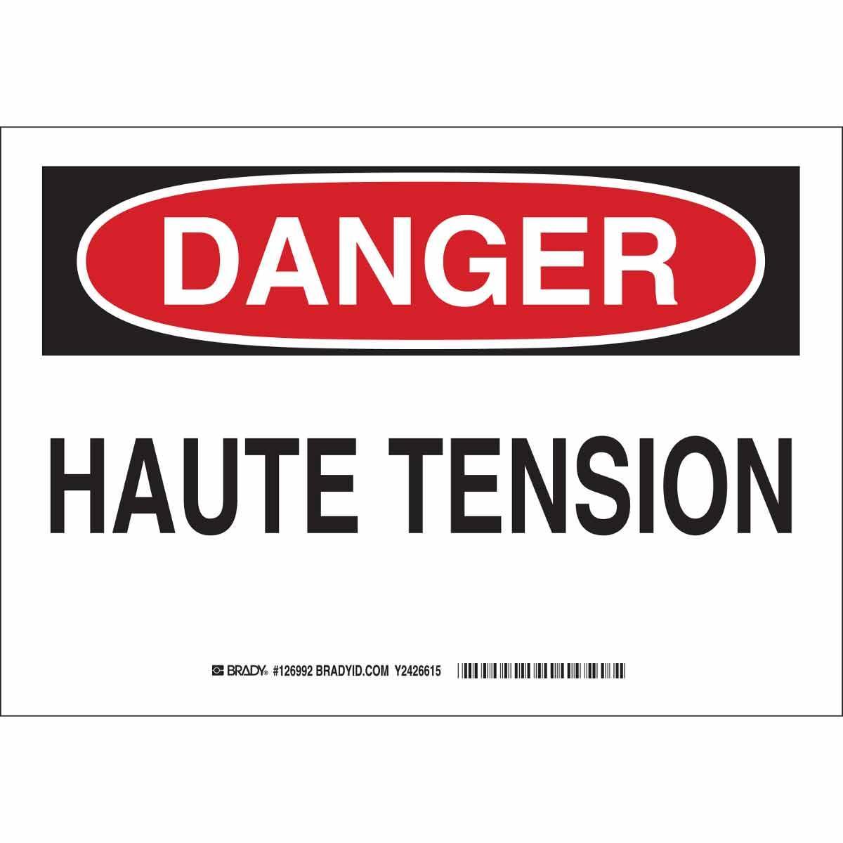 Brady® 126994 Accident Prevention Signs