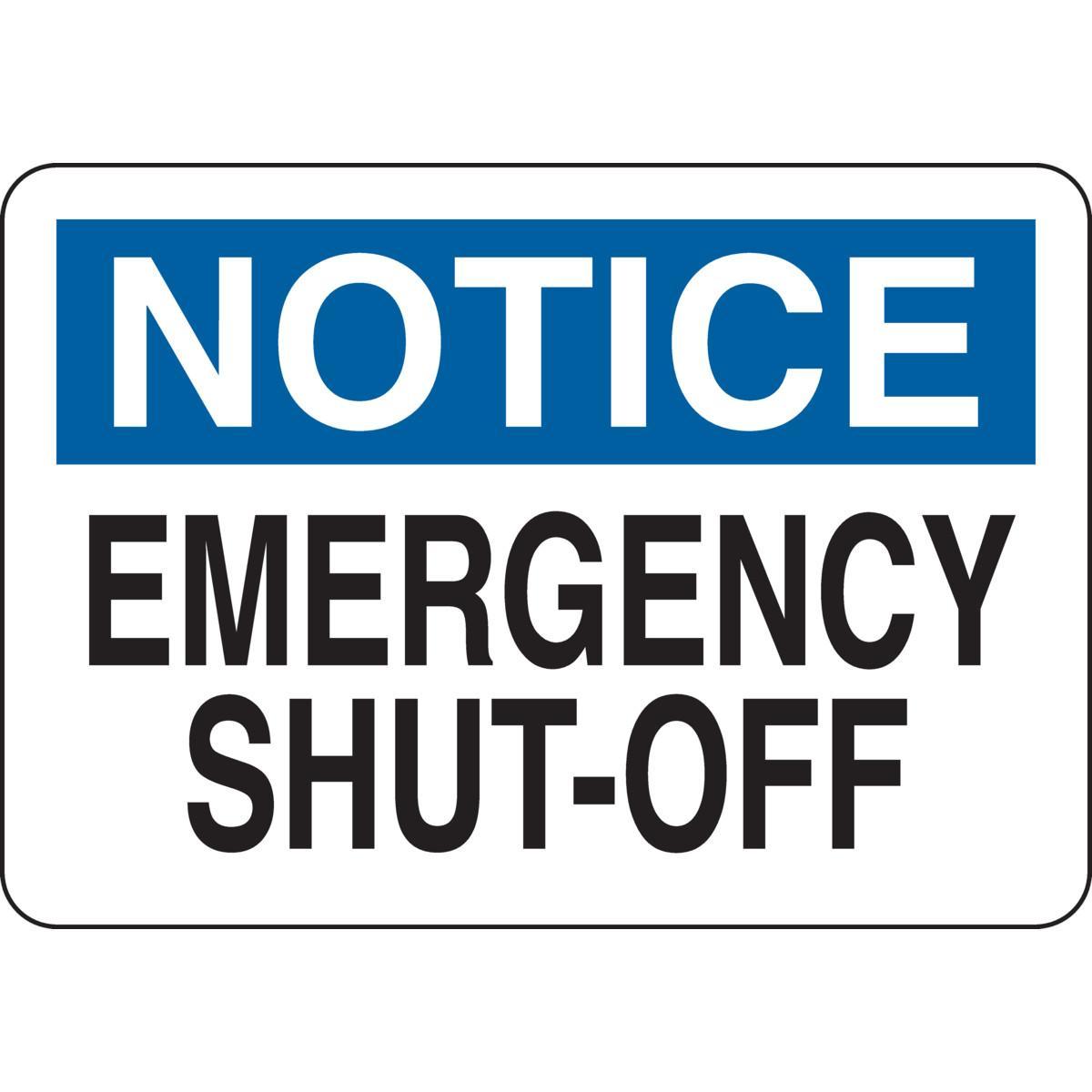 Brady® 127034 Accident Prevention Signs