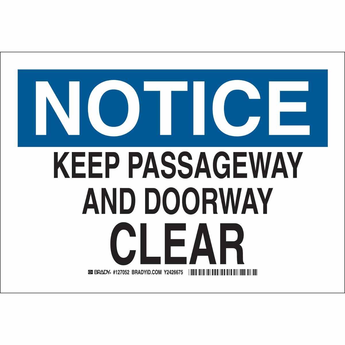 Brady® 127051 Fire, Emergency, Exit & First Aid Signs