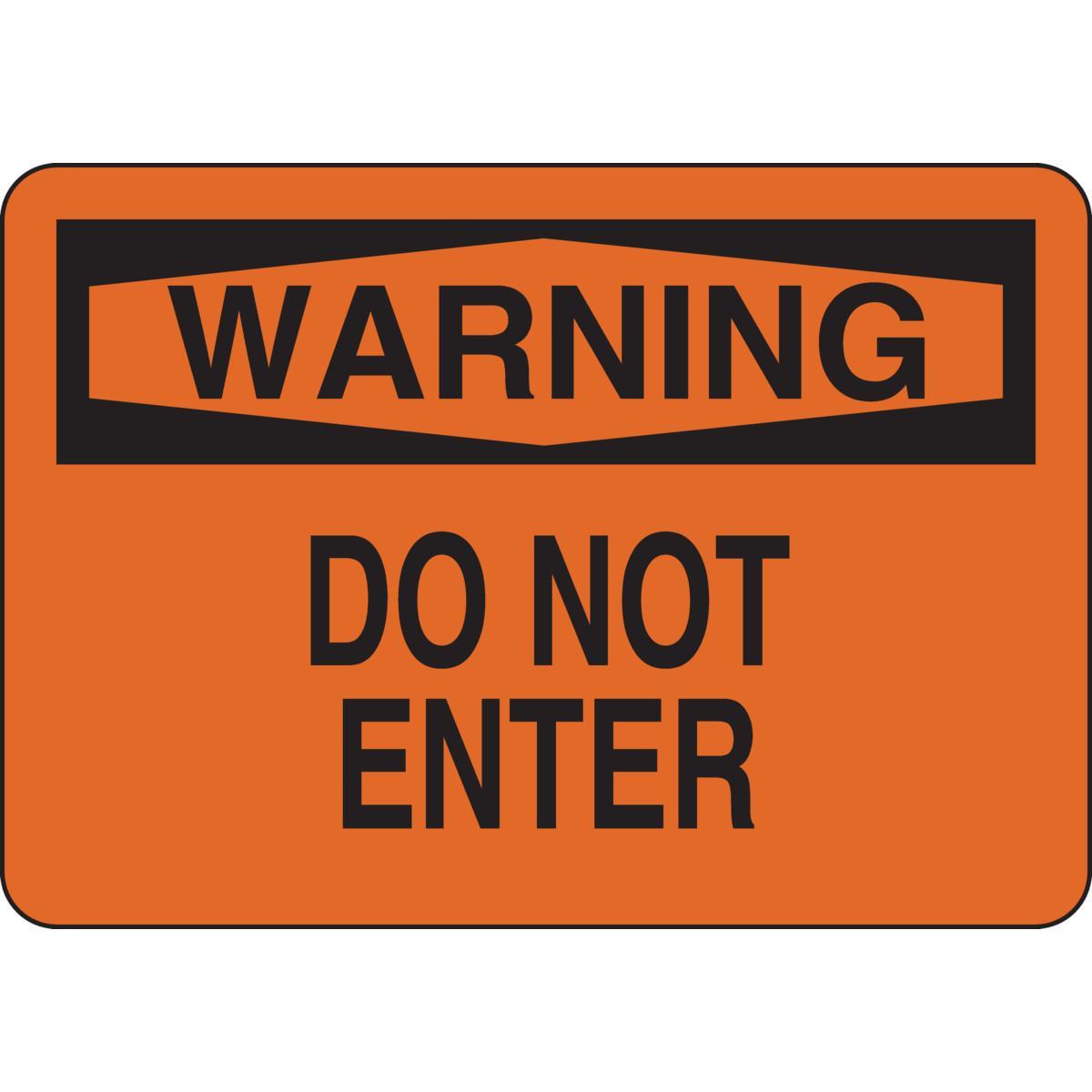 Brady® 127070 Access & Security Signs