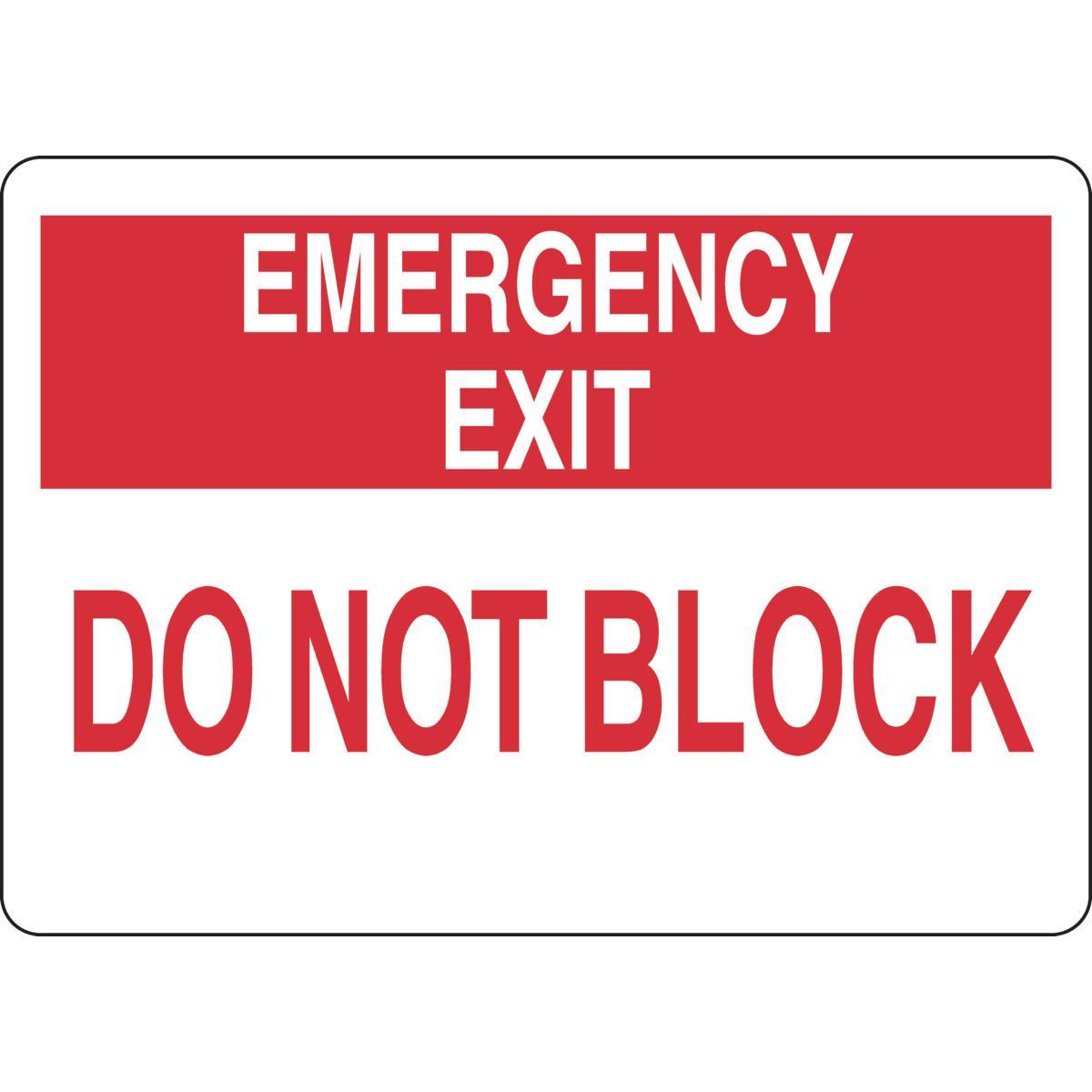 Brady® 127146 Fire, Emergency, Exit & First Aid Signs