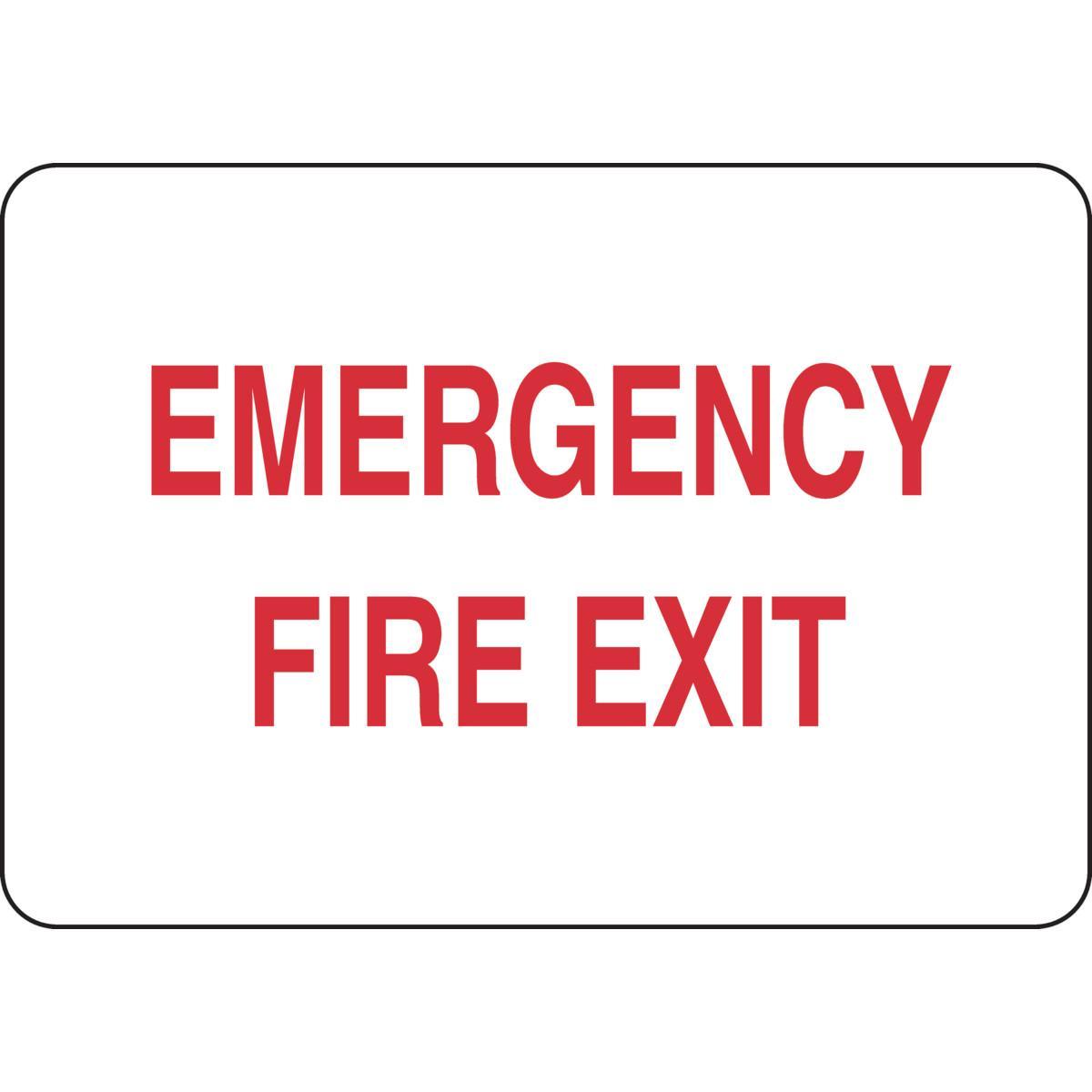 Brady® 127153 Fire, Emergency, Exit & First Aid Signs