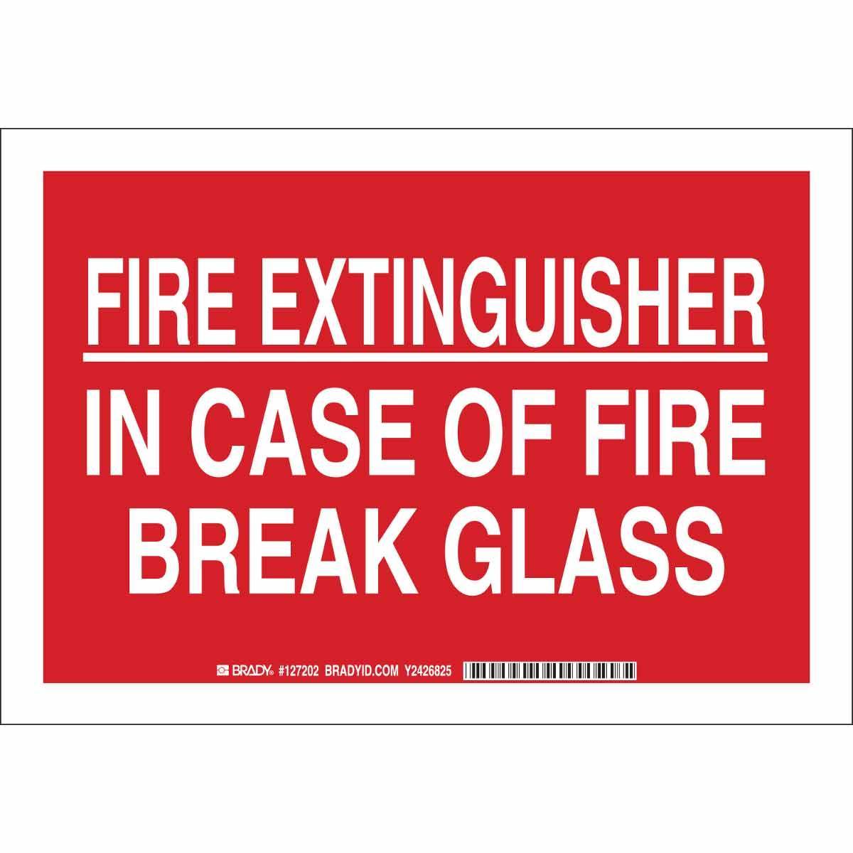 Brady® 127202 Fire, Emergency, Exit & First Aid Signs