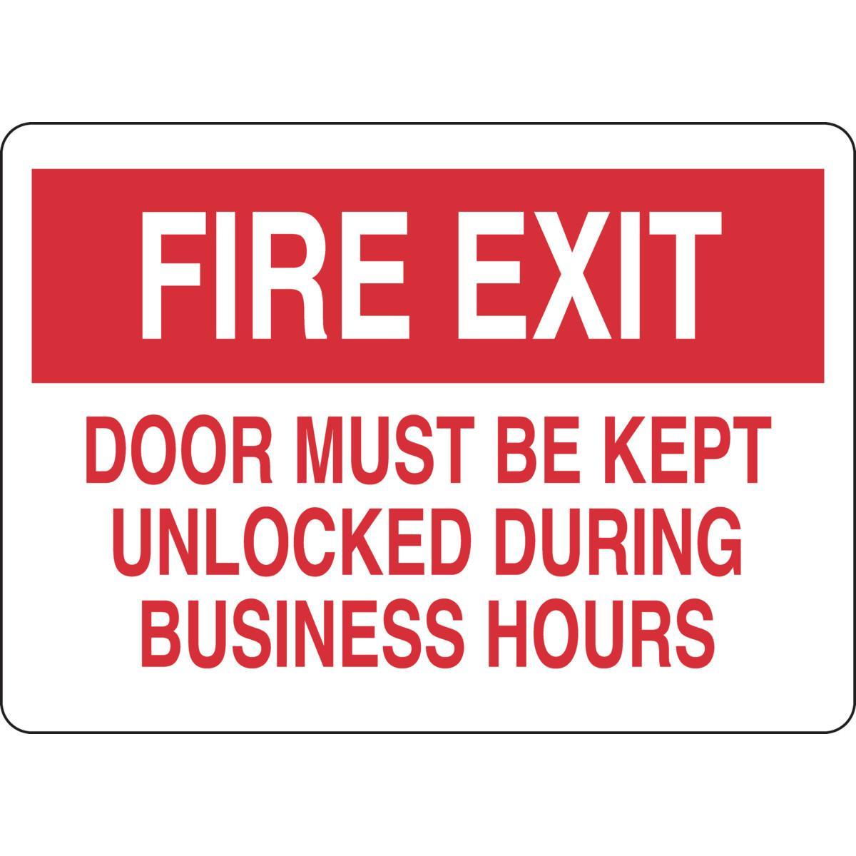 Brady® 127234 Fire, Emergency, Exit & First Aid Signs