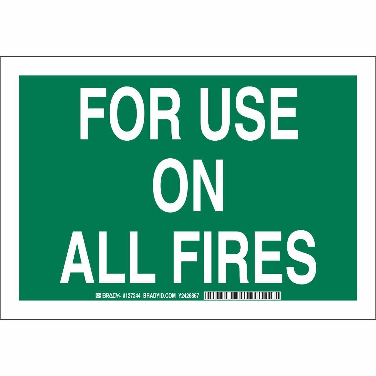 Brady® 127245 Fire, Emergency, Exit & First Aid Signs