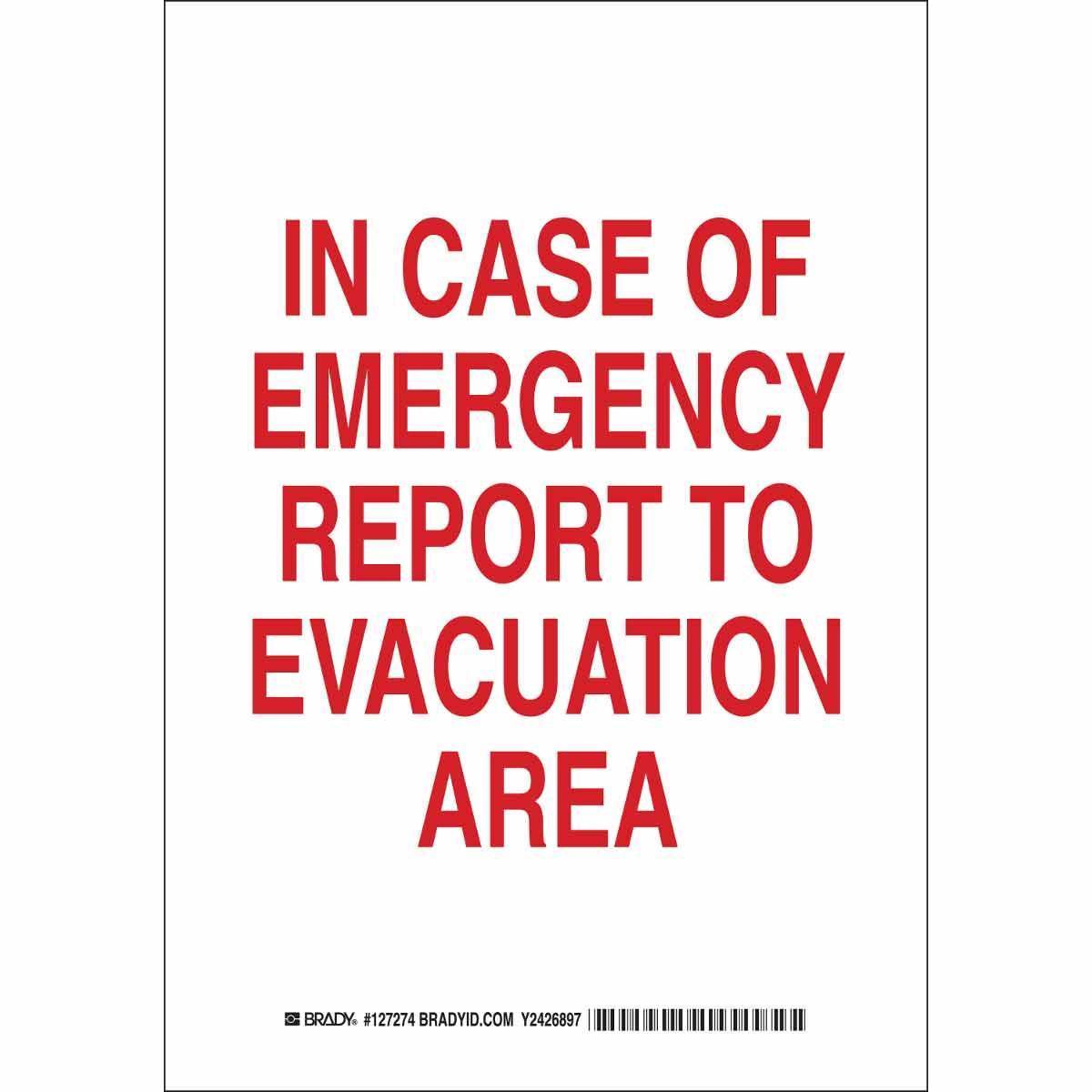 Brady® 127274 Fire, Emergency, Exit & First Aid Signs