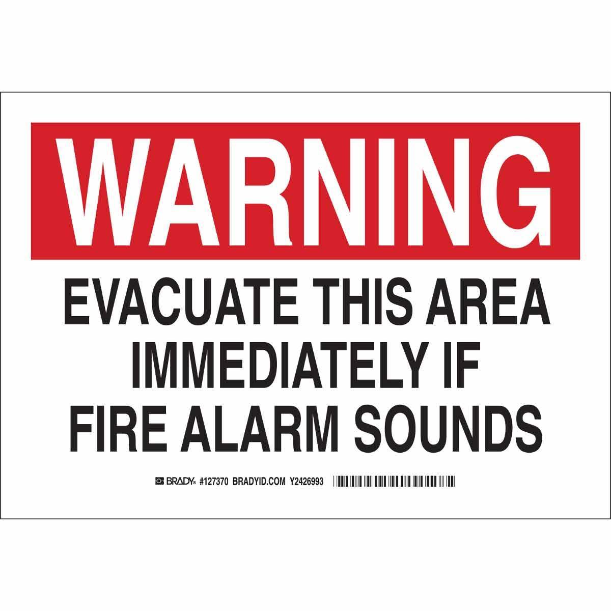 Brady® 127371 Fire, Emergency, Exit & First Aid Signs